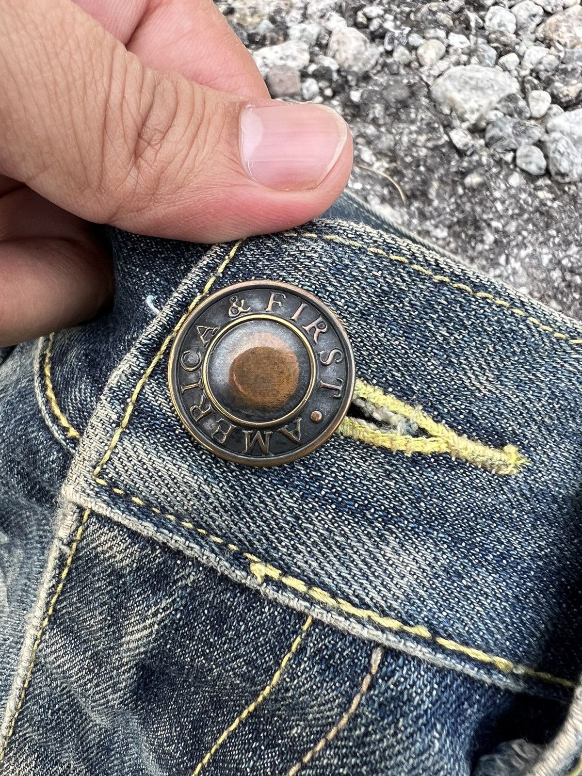 Abercrombie & Fitch VTG ABERCROMBIE & FITCH DISTRESSED JEANS Size US 30 / EU 46 - 7 Thumbnail
