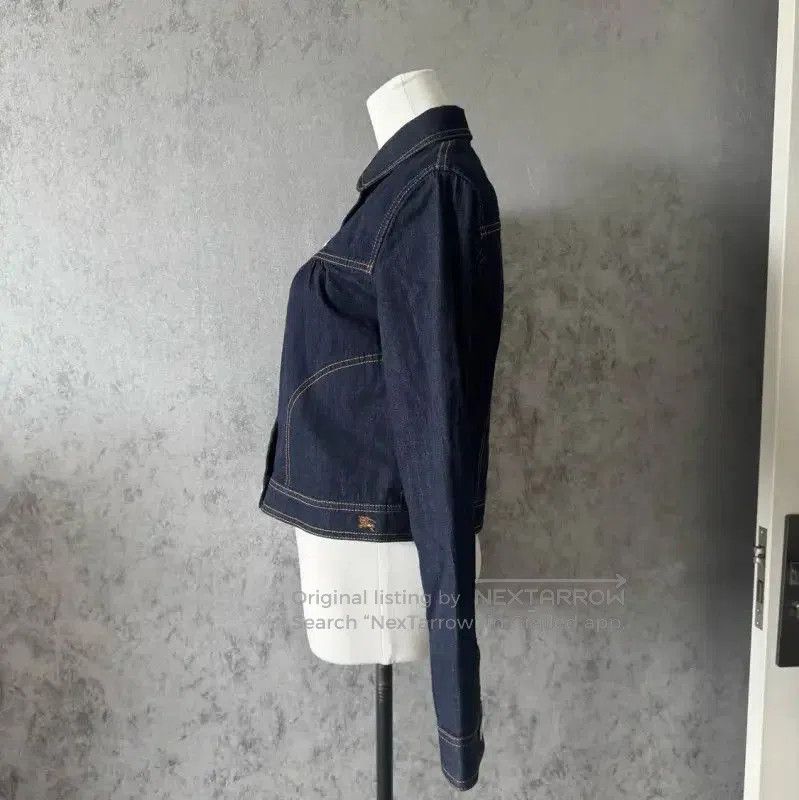 Burberry Burberry Blue Cotton Women's Jacket. Size S / US 4 / IT 40 - 5 Thumbnail