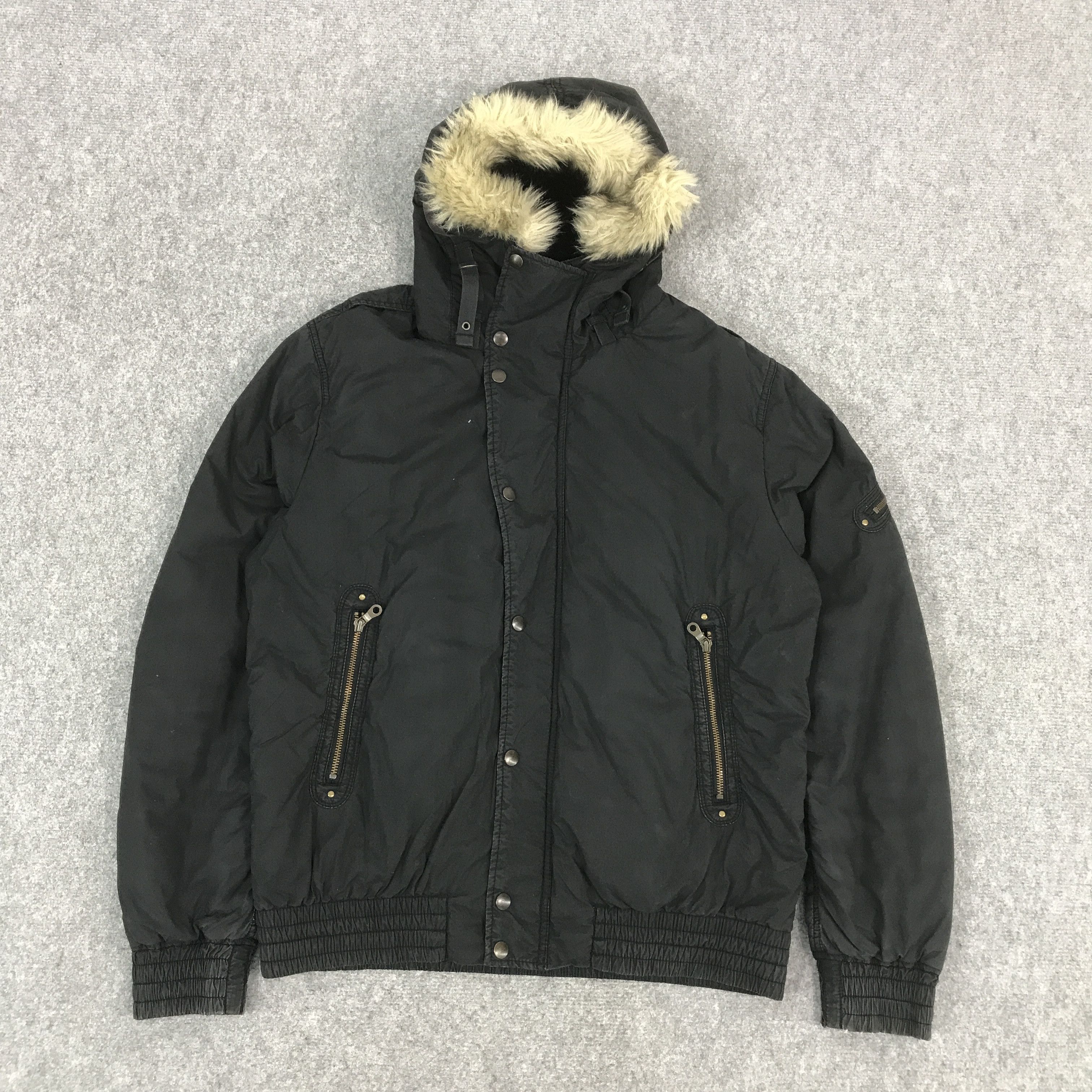 Japanese Brand × Uniqlo FUR HOODIE UNIQLO JACKET Size US XL / EU 56 / 4 - 1 Thumbnail