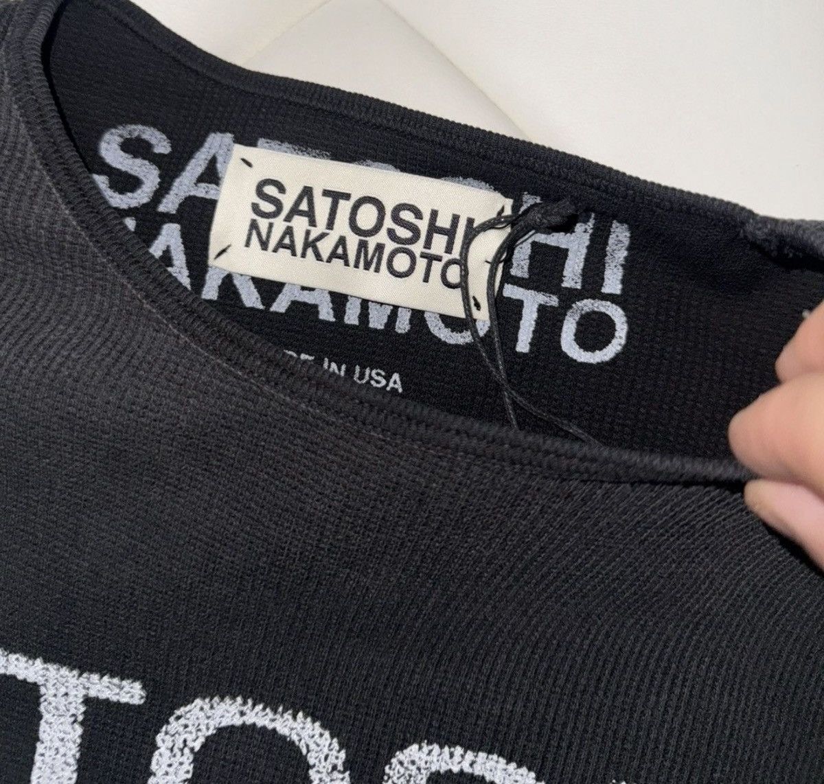 Satoshi Nakamoto Satoshi nakamoto thermal logo shirt Size US L / EU 52-54 / 3 - 5 Thumbnail