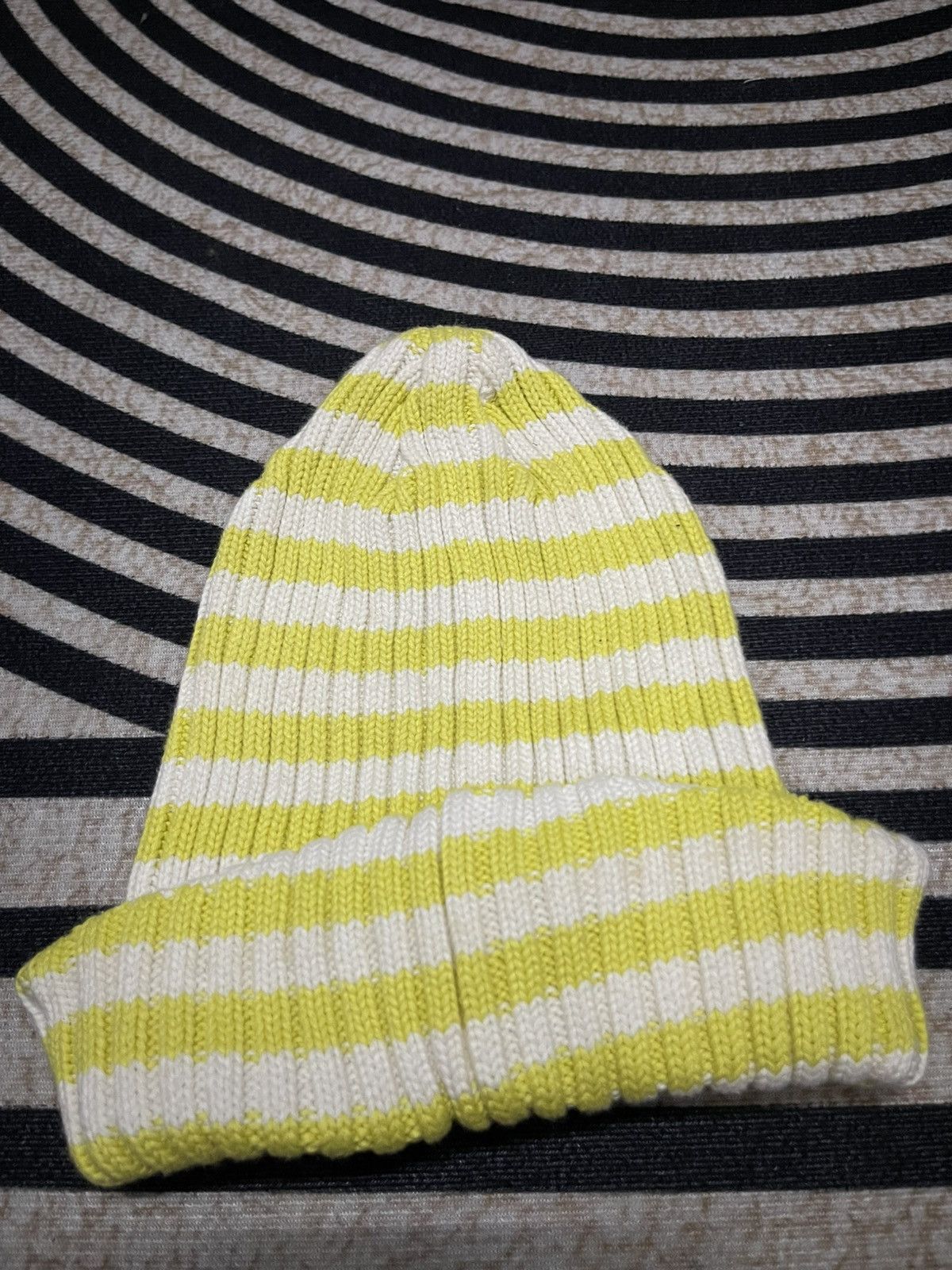 Ben Davis 90s BEN DAVIS STRIPES BEANIE HAT Size ONE SIZE - 5 Thumbnail