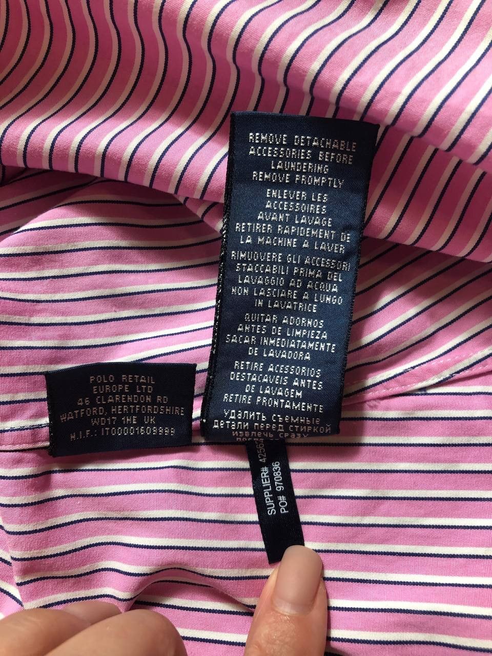 Polo Ralph Lauren Vintage Polo Ralph Lauren Multi Striped Shirt Size US S / EU 44-46 / 1 - 3 Thumbnail