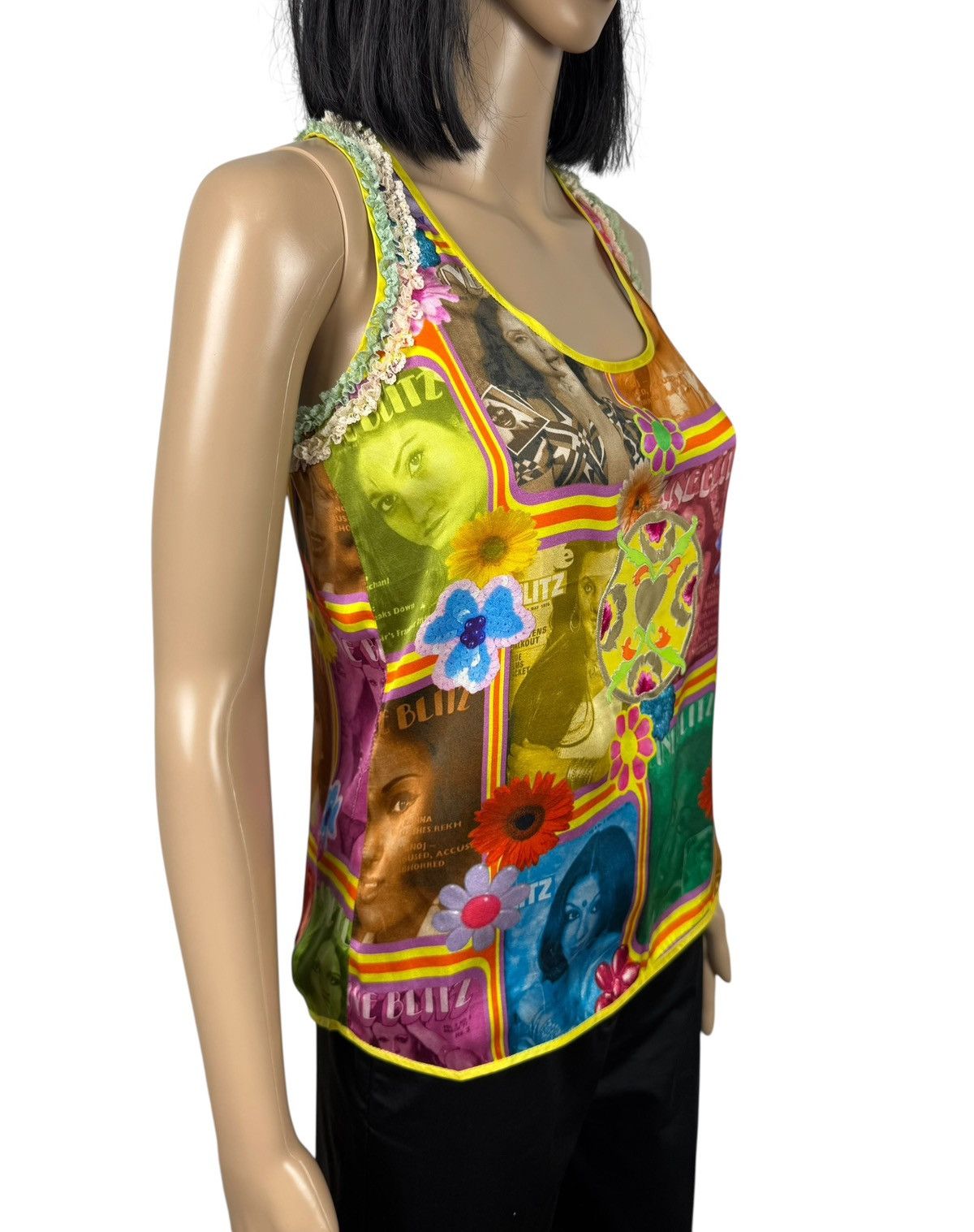 Manish Arora Manish Arora Silk Blouse Tank Top Printed size M Size M / US 6-8 / IT 42-44 - 4 Thumbnail