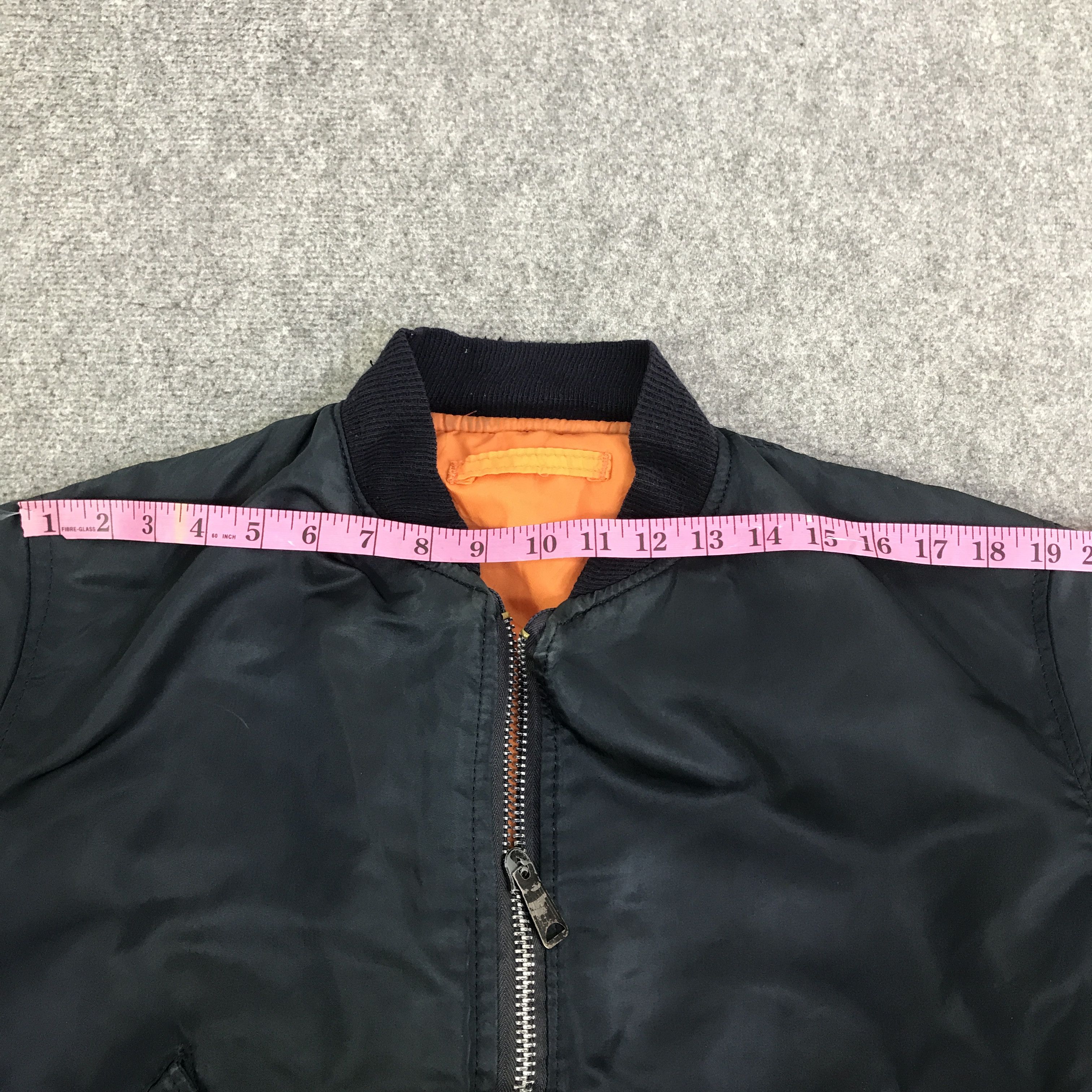 Alpha Industries Vtg Alpha Industries bombers Navy jacket K109B15 Size US M / EU 48-50 / 2 - 6 Thumbnail
