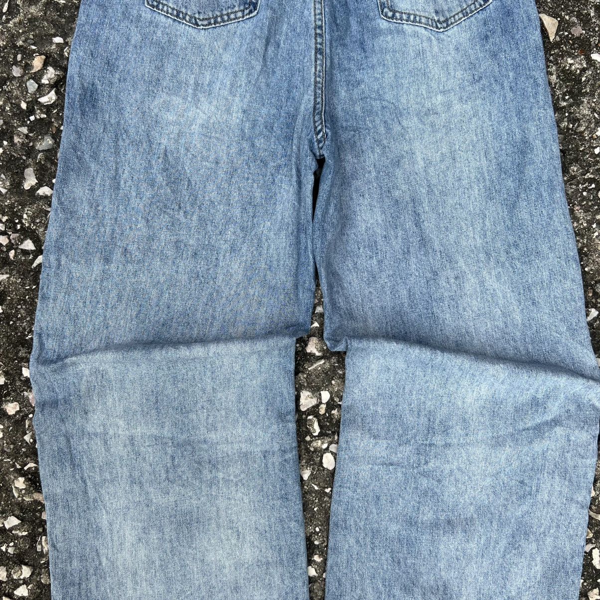 Japanese Brand “y2k style” BAGGY DOUBLE FLAPE POCKET JEANS Size US 28 / EU 44 - 11 Thumbnail