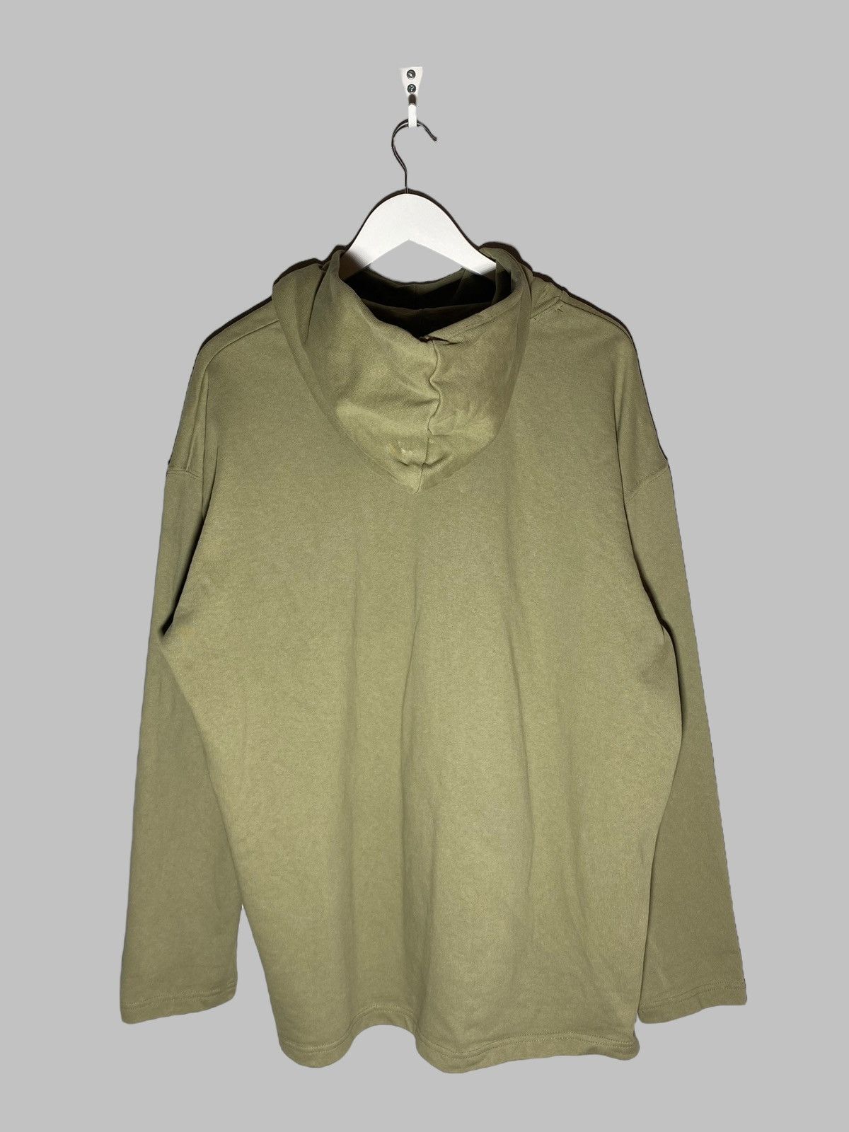 Vintage 🔥 00s NIKE SWOOSH DRIP OLIVE GREEN HOODIE STAPLE VINTAGE Size US M / EU 48-50 / 2 - 2 Thumbnail