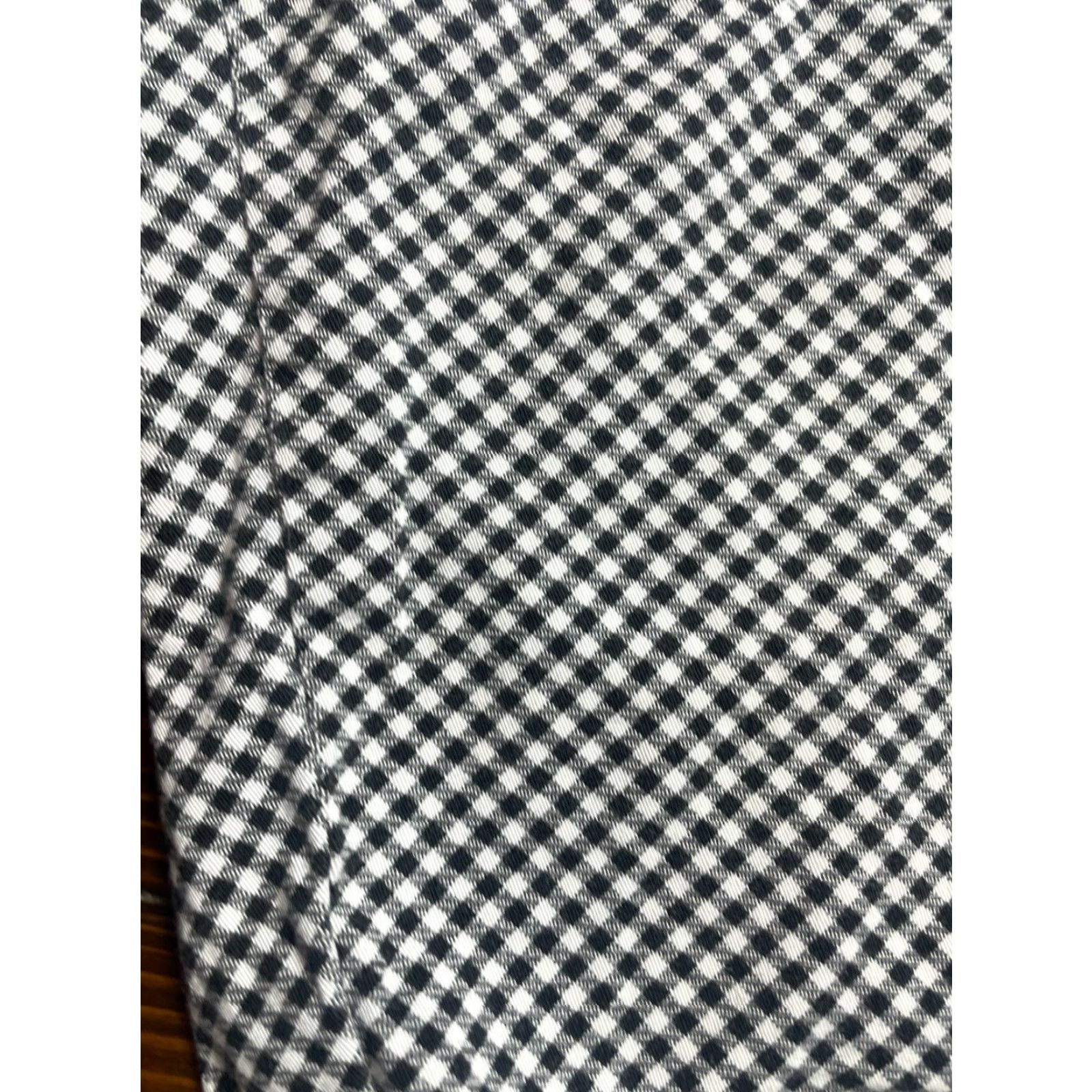 Lee VINTAGE Lee Pants Women's Black Capri Plaid Size 8 Capris Size 30" / US 8 / IT 44 - 3 Thumbnail