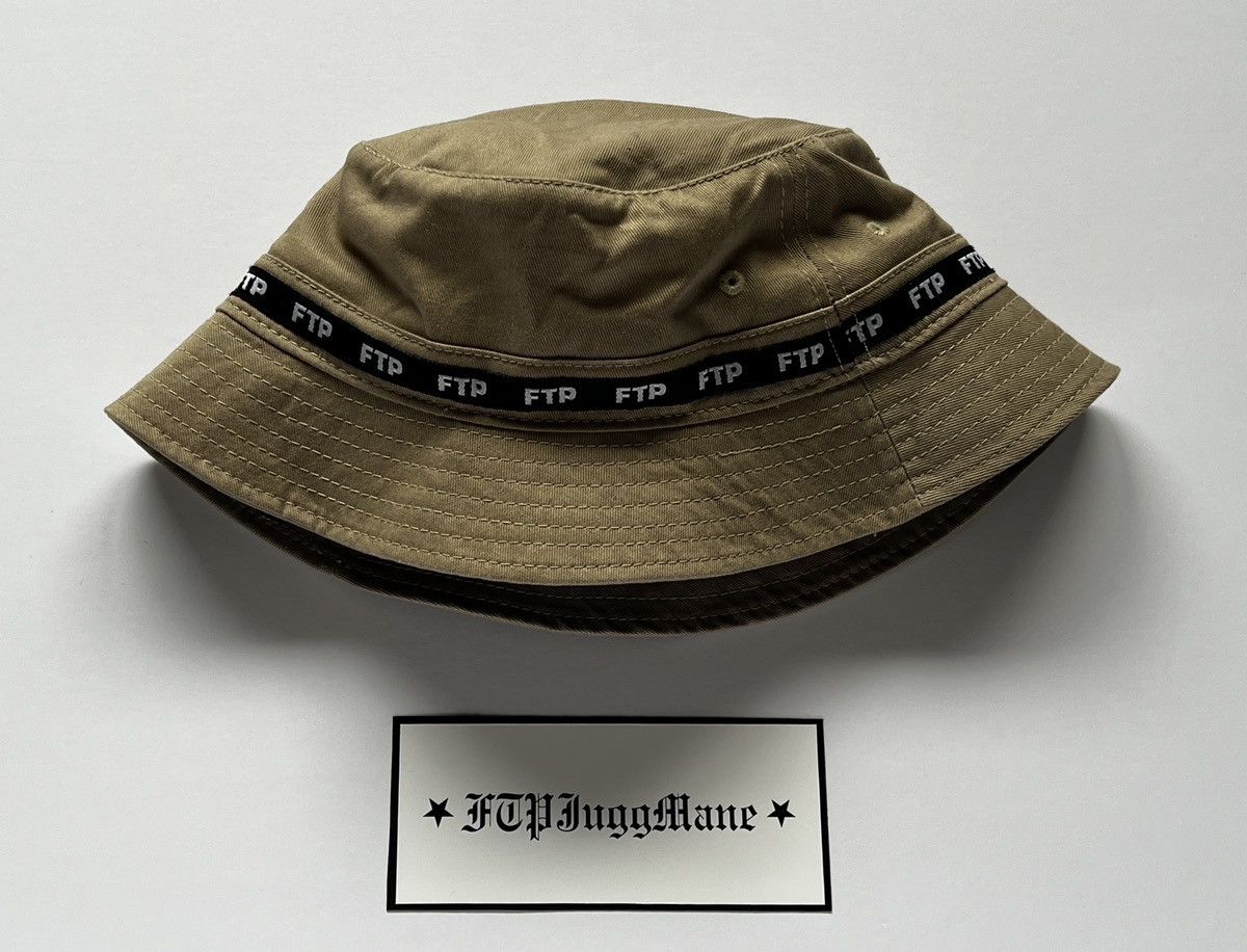 Fuck The Population FTP Tape Logo Bucket Hat Fuck the Population Size ONE SIZE - 1 Thumbnail