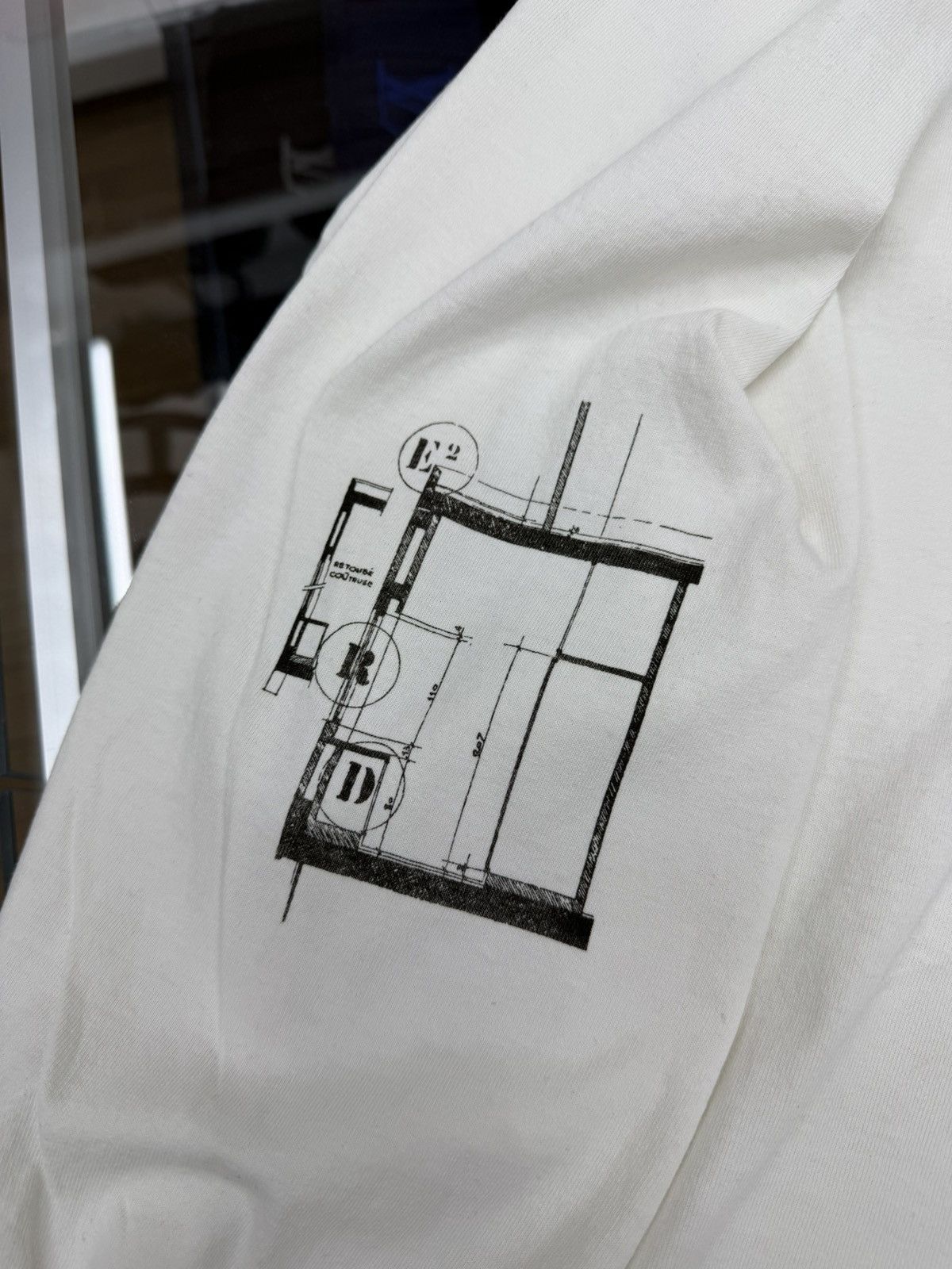 Enfants Riches Deprimes ENFANTS RICHES DÉPRIMÉS MODULAR L/S T-SHIRT VINTAGE WHITE Size US XL / EU 56 / 4 - 3 Thumbnail