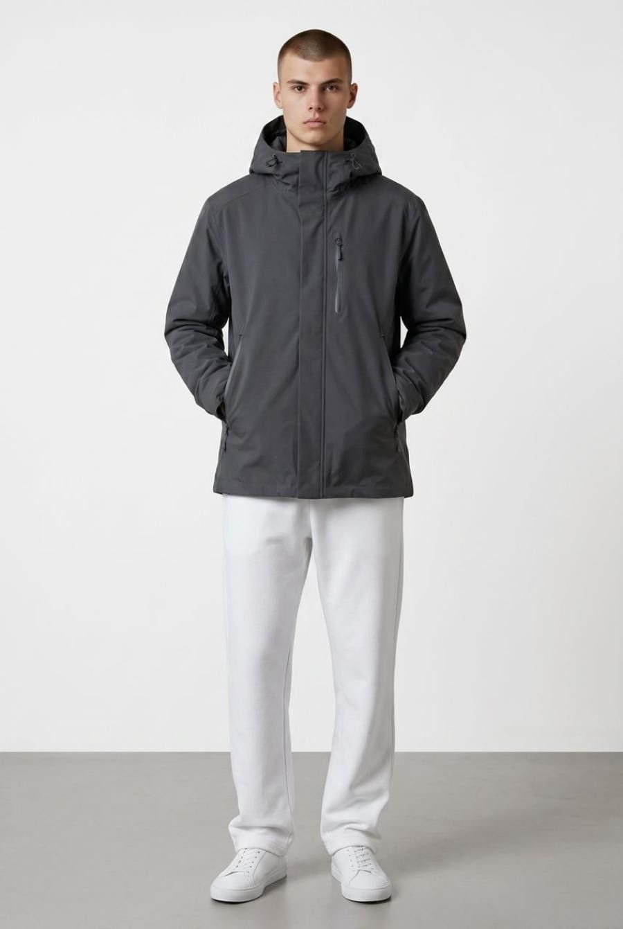 ECOALF Ecoalf Hooded Insulated Jacket Black Minimal Techwear Park Size US L / EU 52-54 / 3 - 1 Thumbnail