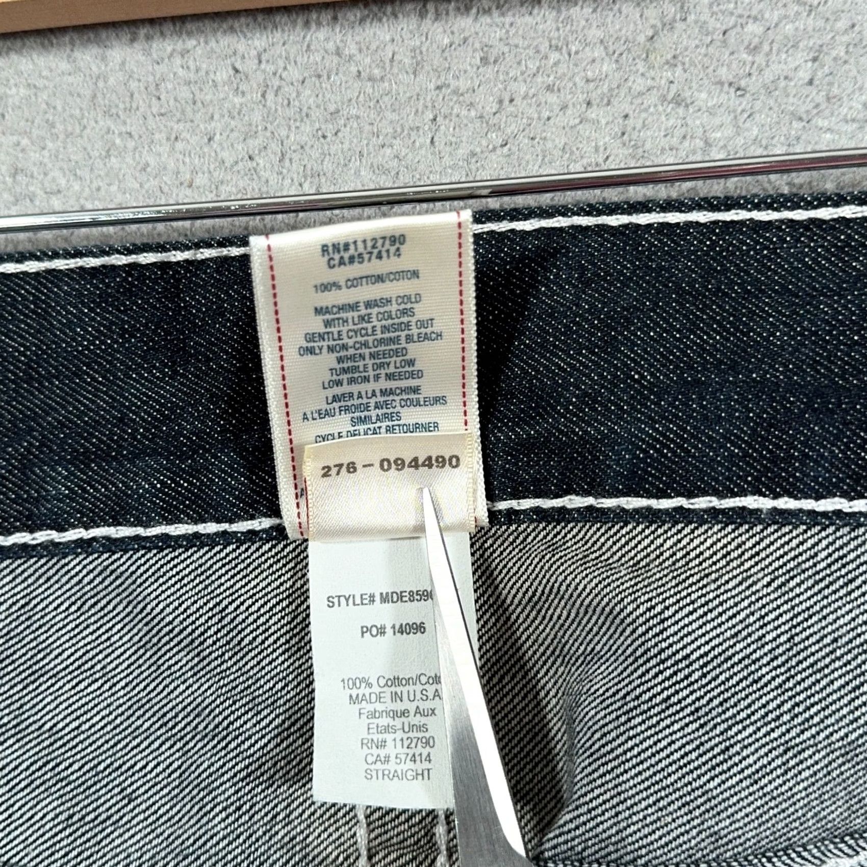 True Religion VINTAGE True Religion Jeans Men 34 Ricky Denim 5-Pocket Logo Checkered Y2K Baggy Straight Streetwear Size US 34 / EU 50 - 5 Thumbnail