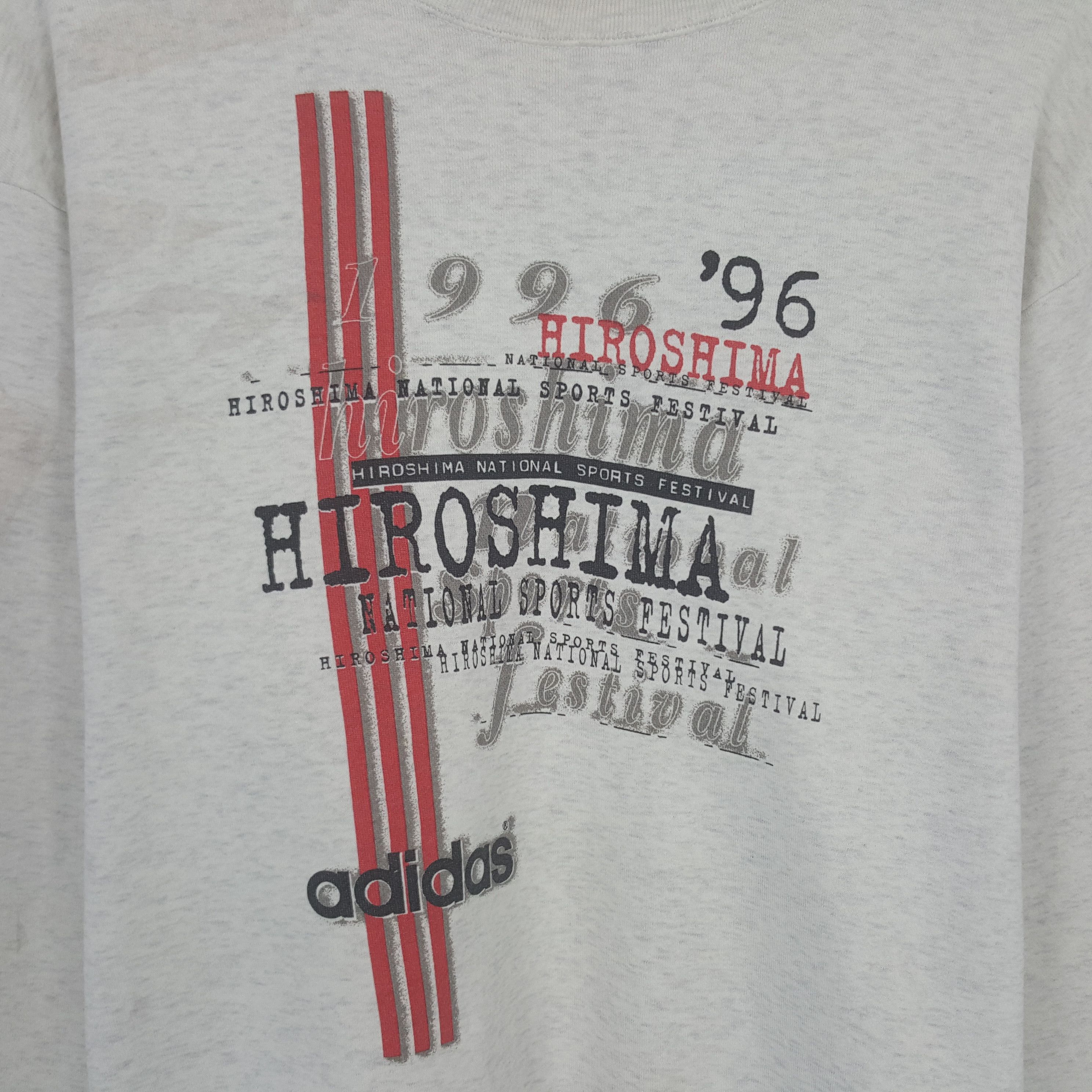 Adidas Vintage Adidas Hiroshima Sweatshirt Size US M / EU 48-50 / 2 - 2 Thumbnail