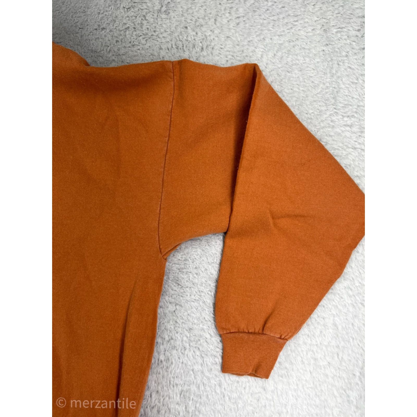 Vintage Real Dirt Adult XL Orange Hoodie Sweater Men Pockets Size US XL / EU 56 / 4 - 6 Thumbnail