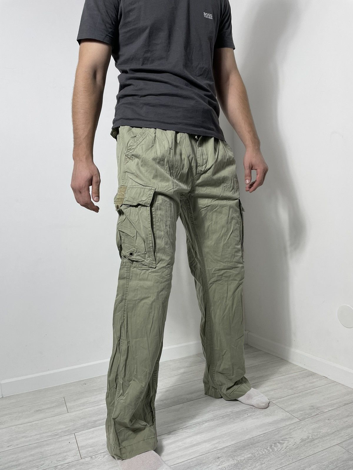 Gap × Japanese Brand Gap Cargo Pants vintage Y2K style streetwear Size US 36 / EU 52 - 1 Thumbnail