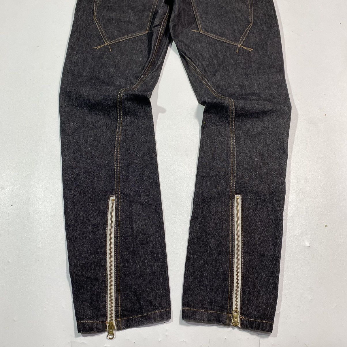 If Six Was Nine 00 PPFM Archive Gimmick Zip Denim Pants Size US 32 / EU 48 - 3 Thumbnail