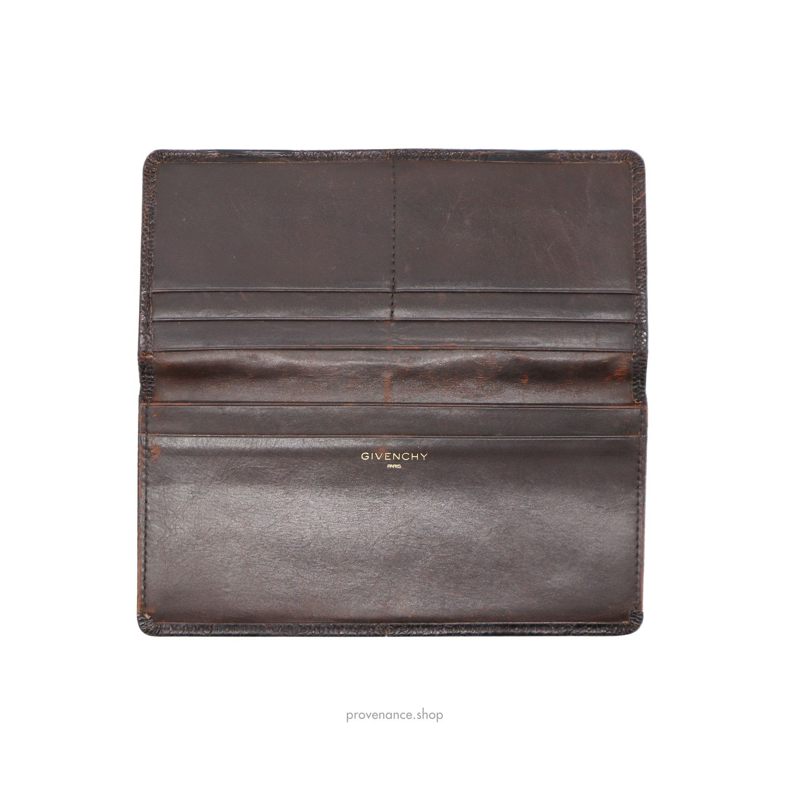 Givenchy 🔴 Givenchy Long Wallet - Ostrich Leather Size ONE SIZE - 5 Thumbnail
