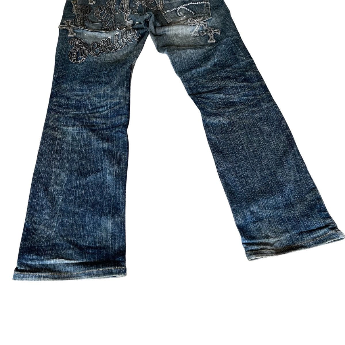 If Six Was Nine Redpapper Cross Patch Jeans Japanese Ifsixwasnine LGB style Size US 32 / EU 48 - 9 Thumbnail