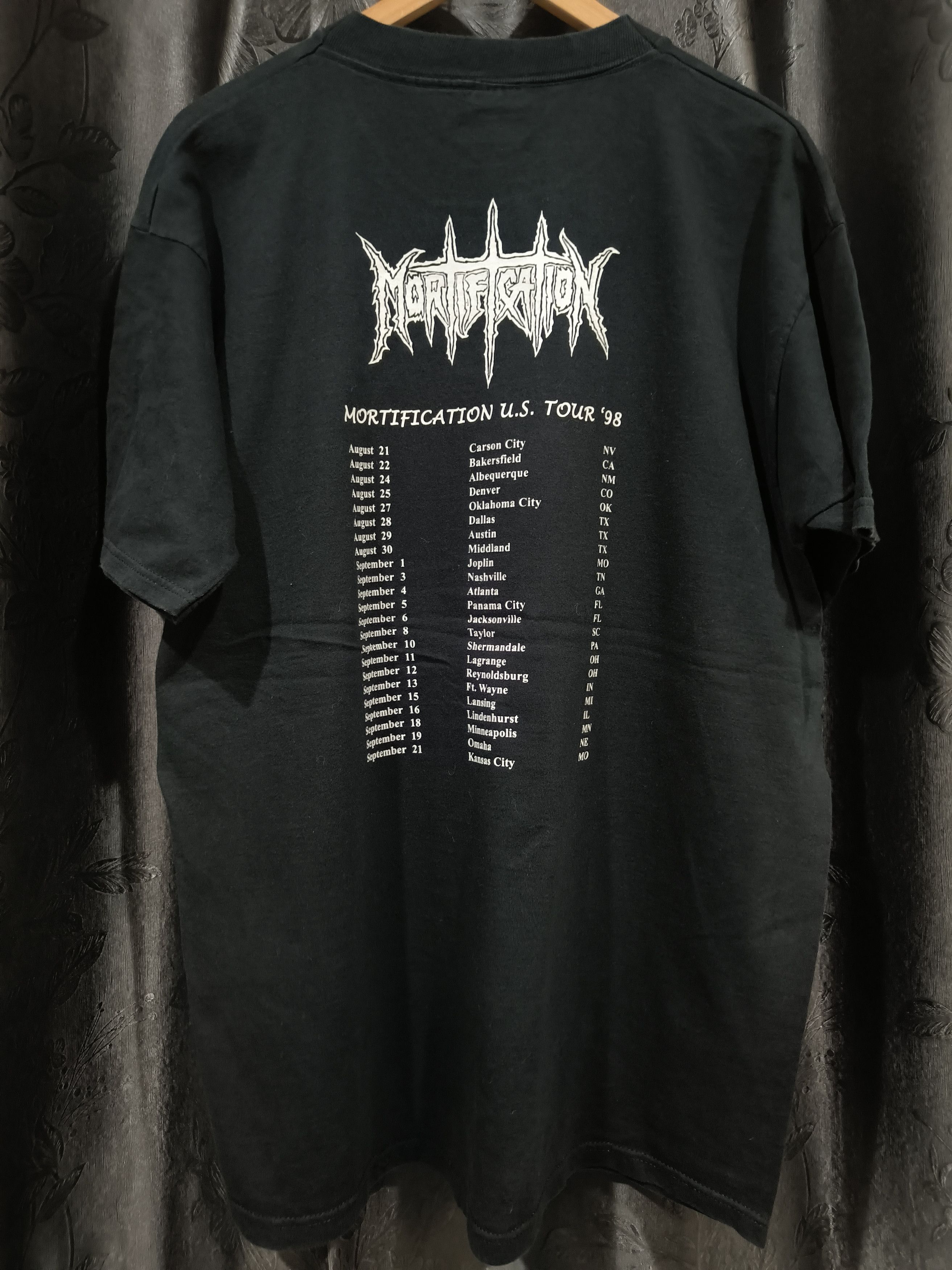 Band Tees Vintage 90s Mortification (Triumph of mercy) shirt Size US XL / EU 56 / 4 - 4 Thumbnail