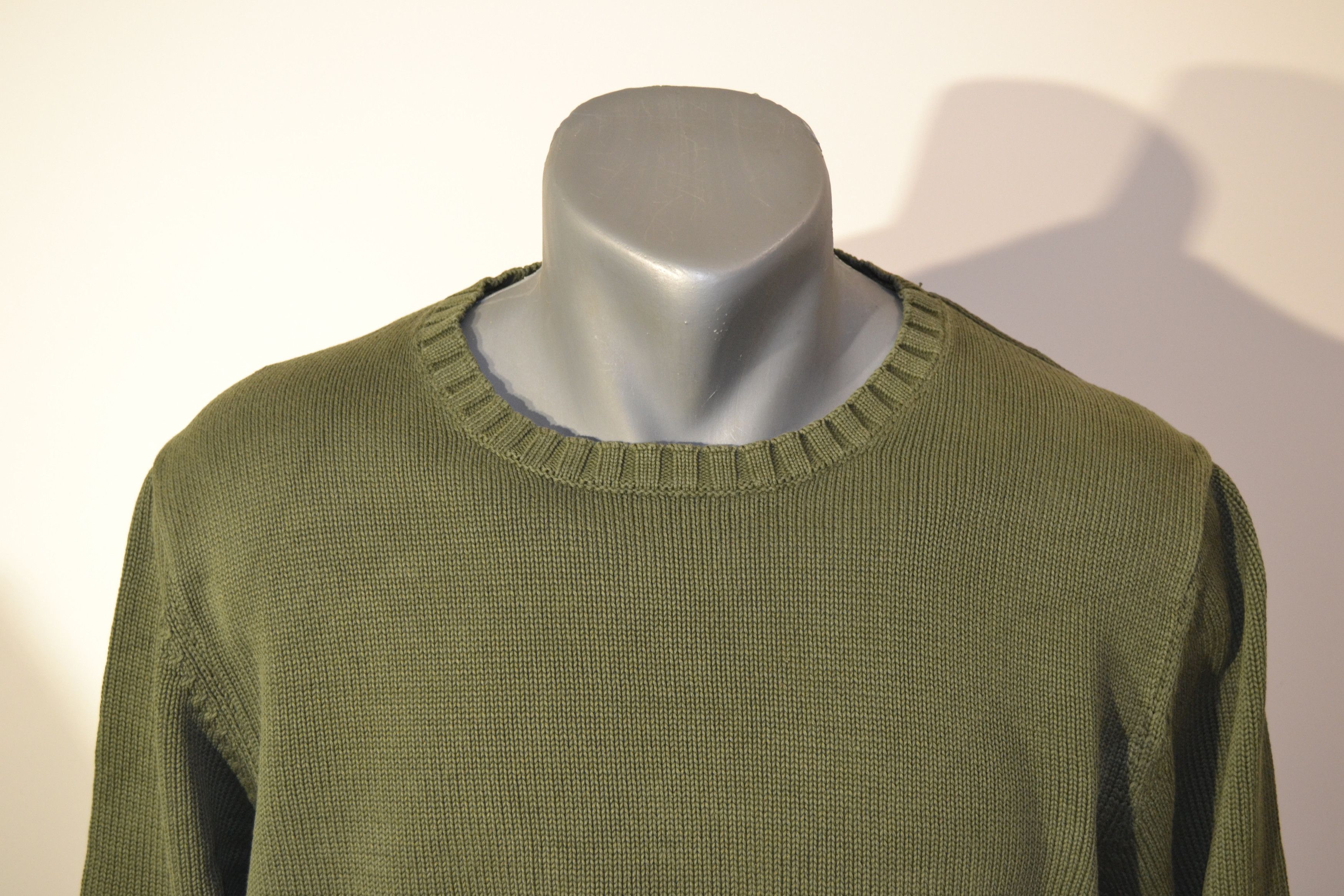 Carhartt Carhartt WIP Olive Green Knit Sweater | Size L Size US L / EU 52-54 / 3 - 2 Thumbnail