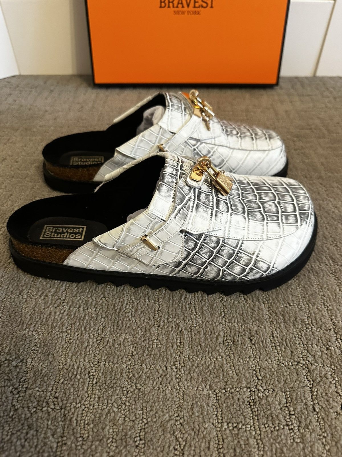 Bravest Studios Bravest Crocodile Himalayan Birkin Cogs Size US 11 / EU 44 - 5 Thumbnail