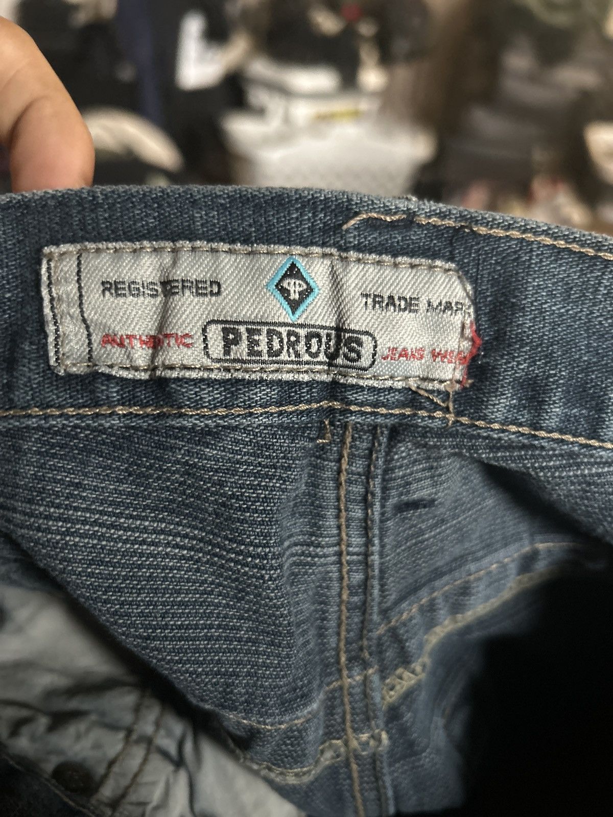Japanese Brand Japanese Brand - Vintage Pedrous Wide Denim Pants Size US 33 - 3 Thumbnail