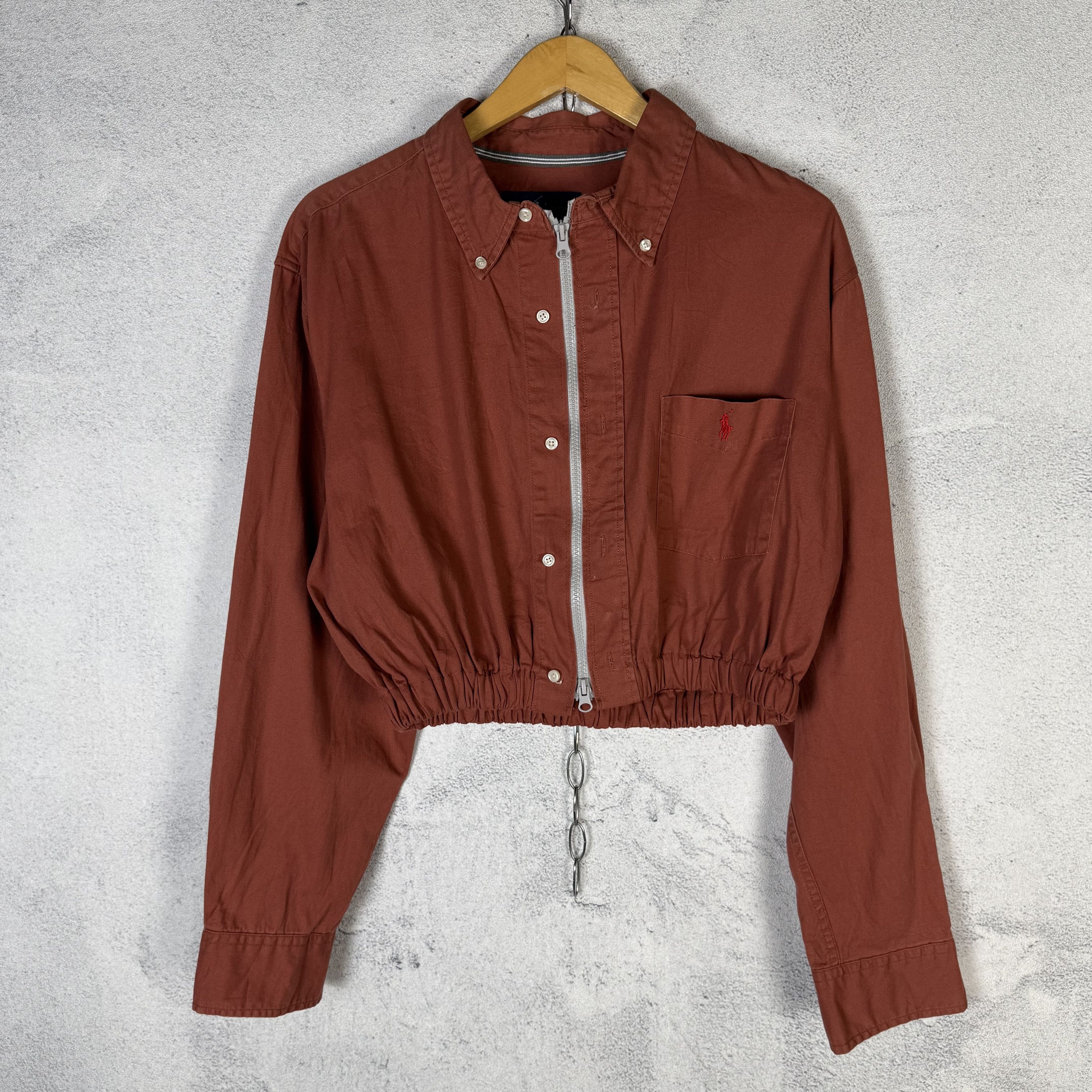 Polo Ralph Lauren Vintage Polo Ralph Lauren Cropped Rework Jacket Size L / US 10 / IT 46 - 1 Thumbnail