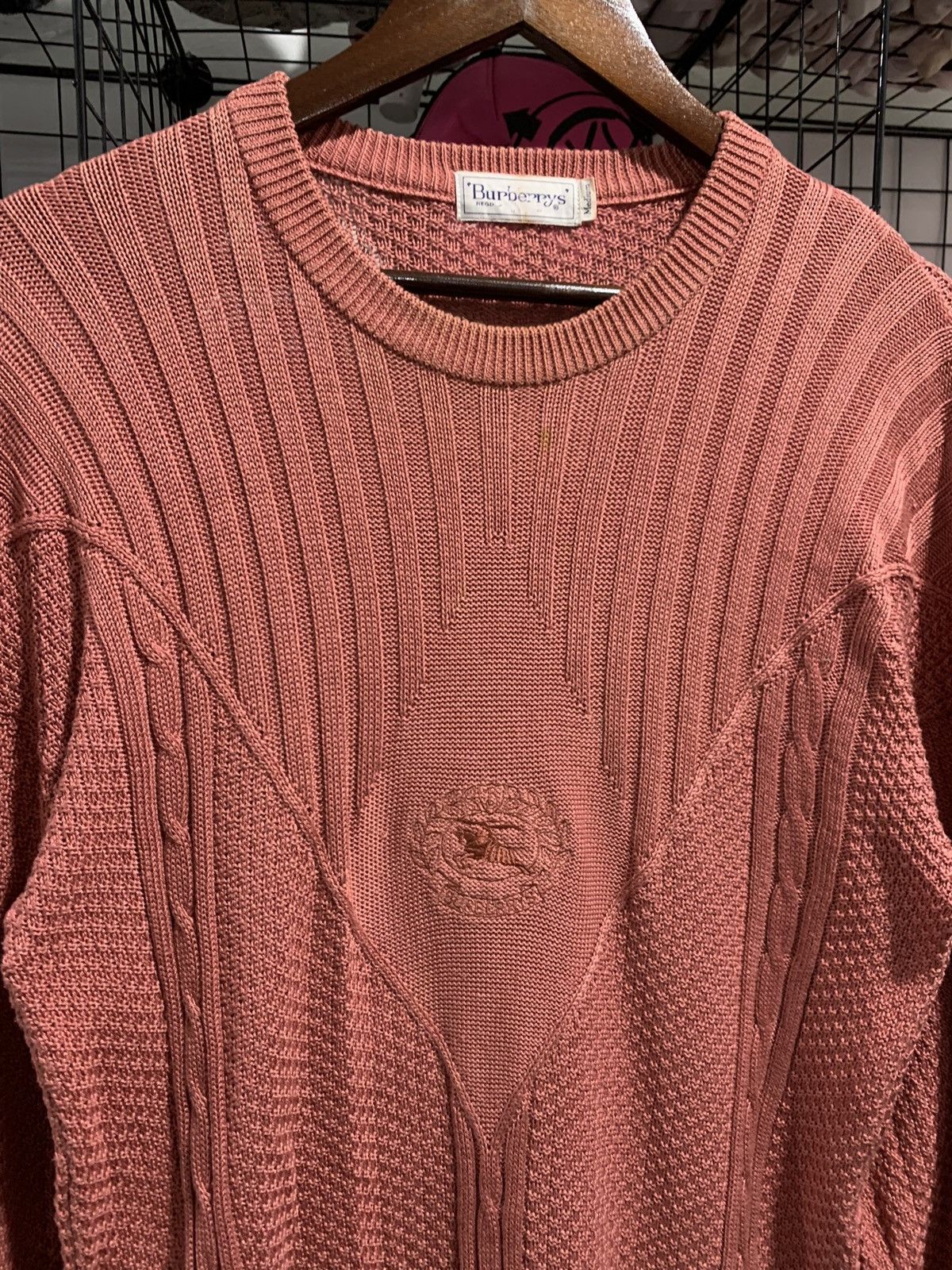 Vintage burberry knitwear sales