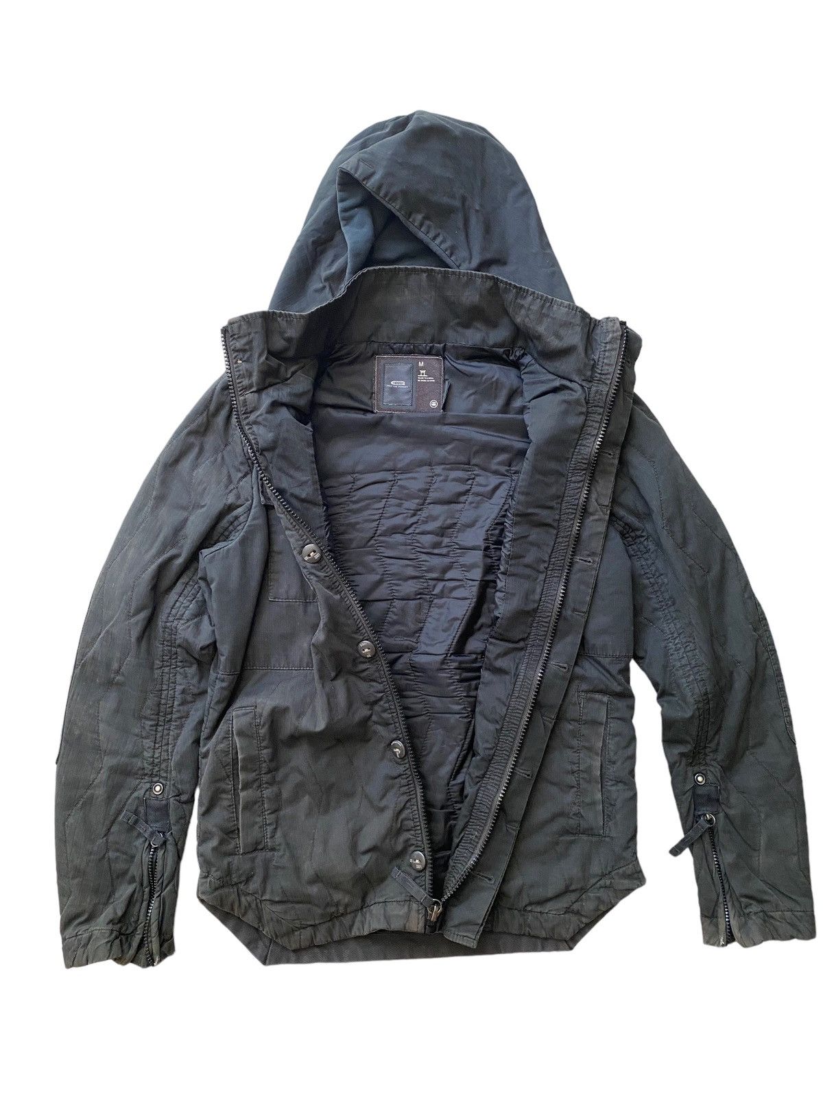 G-Star × Japanese Brand × Vintage G-STAR Jacket tactical pocket hoodie nice design Size US M / EU 48-50 / 2 - 1 Thumbnail