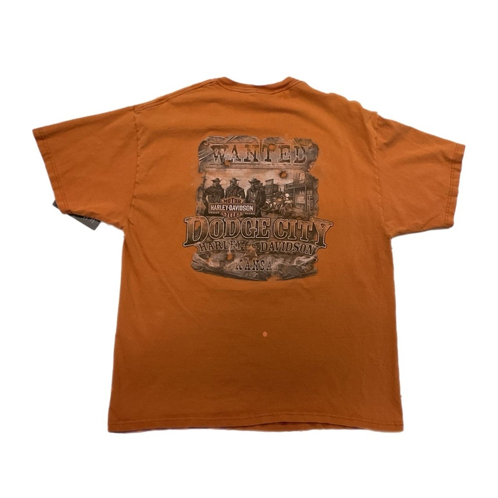 Harley Davidson Harley Davidson Dodge City, Kansas T-Shirt Size US XL / EU 56 / 4 - 2 Thumbnail