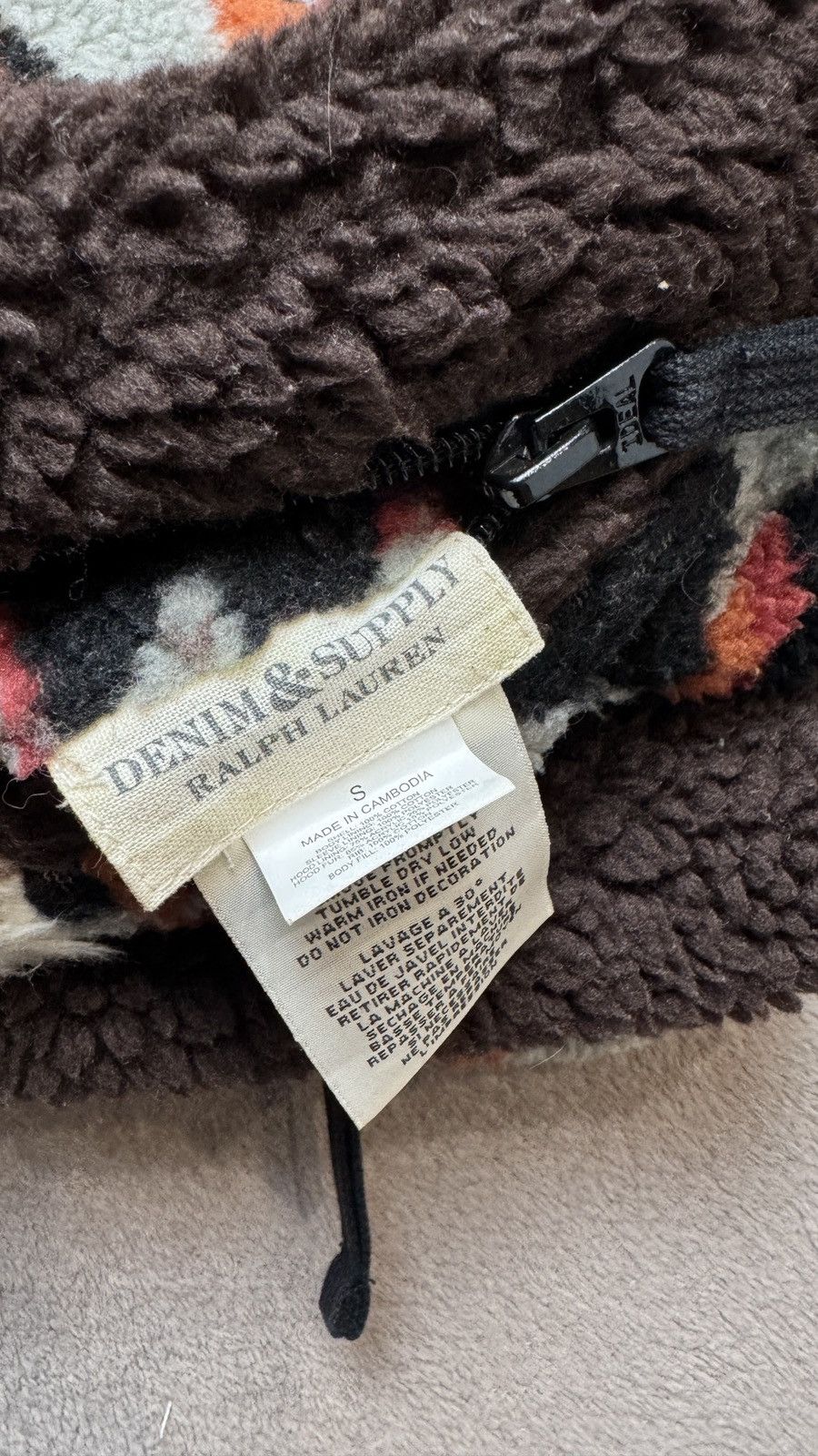 RRL Ralph Lauren Ralph Lauren Denim Supply Patchwork Aztec Fleece Vest Jacket Size US XS / EU 42 / 0 - 7 Thumbnail