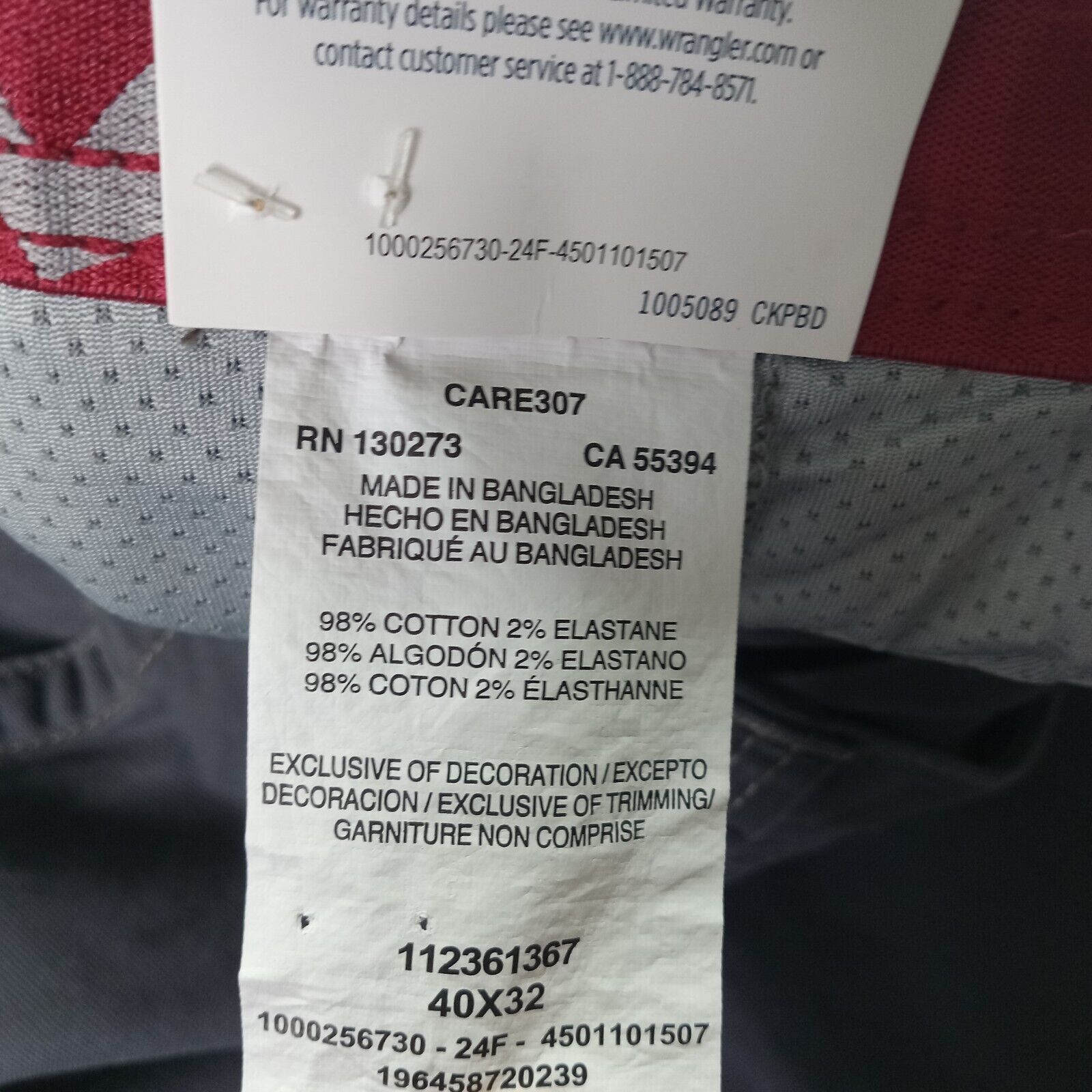 Wrangler Wrangler Outdoor Frontier Utility Pants Men's 40x32 Gray Size US 40 / EU 56 - 6 Thumbnail