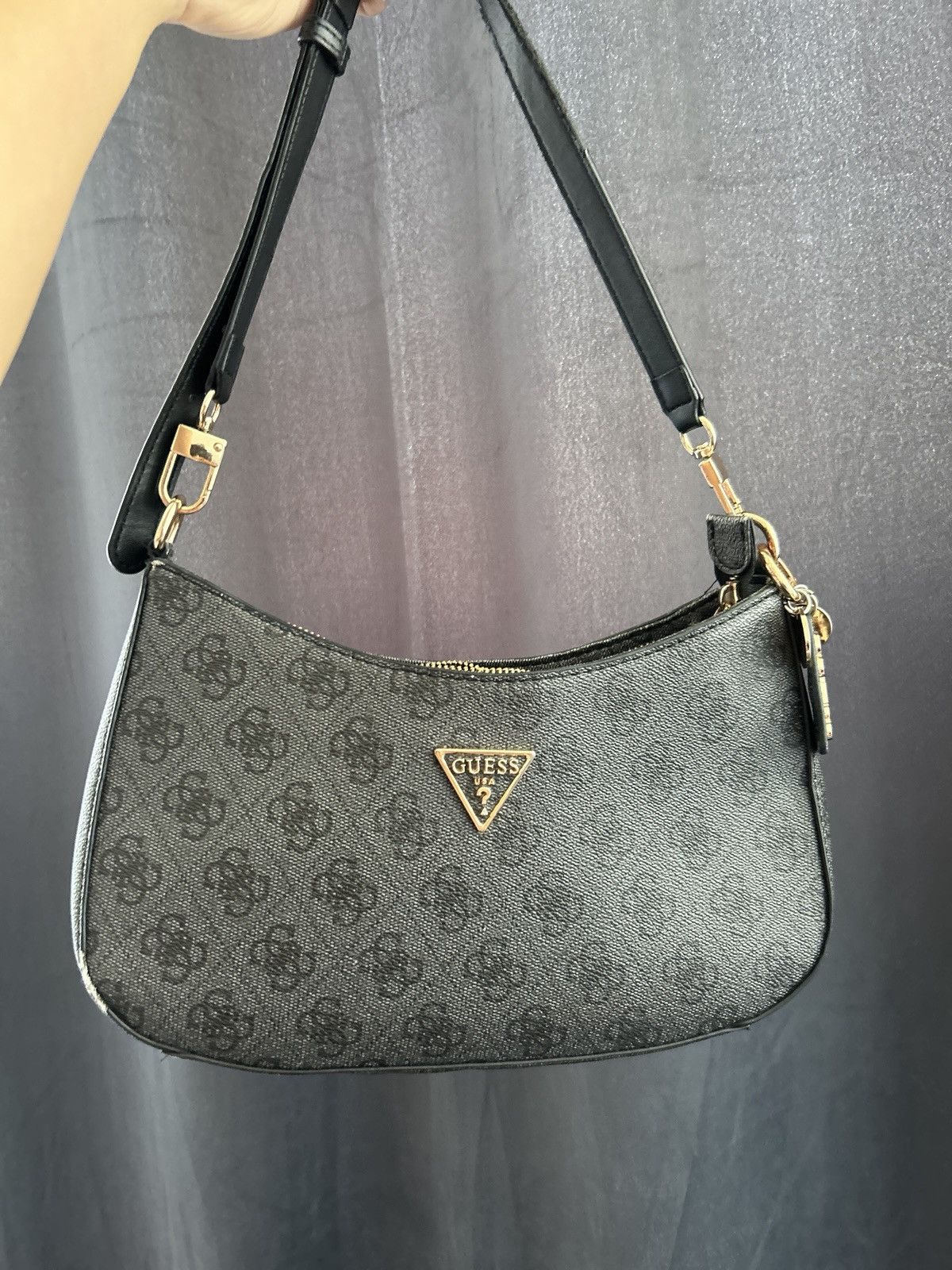 Guess GUESS Tasche – Grau – Vintage Look – gebraucht aber stylisch Size ONE SIZE - 3 Thumbnail