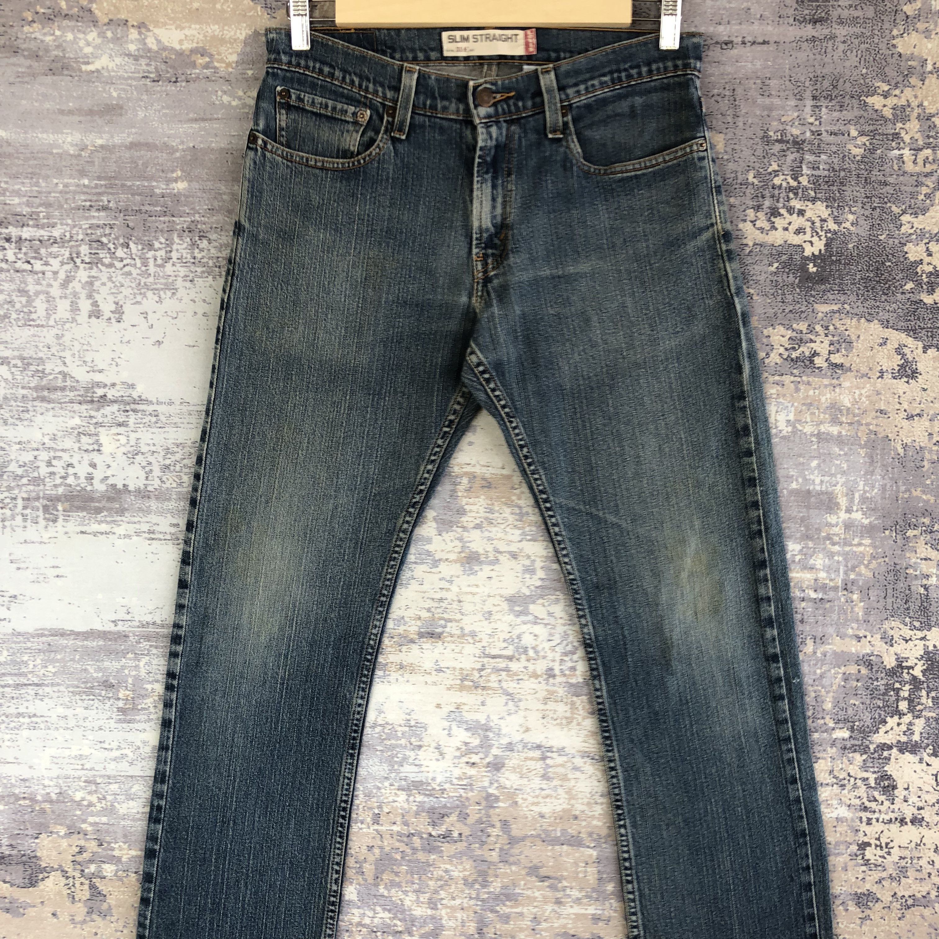 Levi's Vintage Y2k Levis 514 Faded Jeans Levi's Slim Straight Denim Size US 30 / EU 46 - 3 Thumbnail