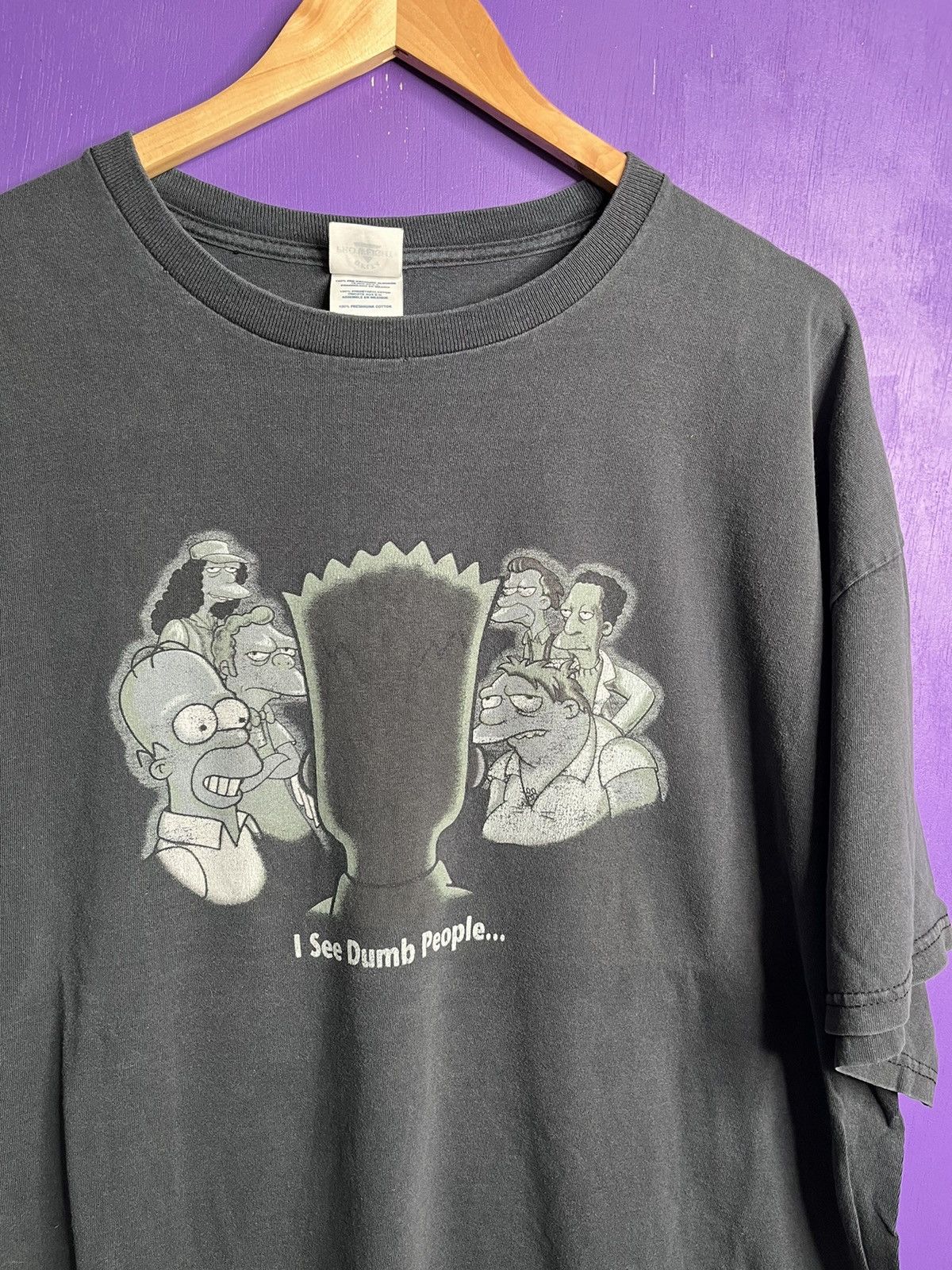 The Simpsons × Vintage Vintage ‘00s The Simpsons Bart I see dumb people t-shirt Size US XXL / EU 58 / 5 - 3 Thumbnail