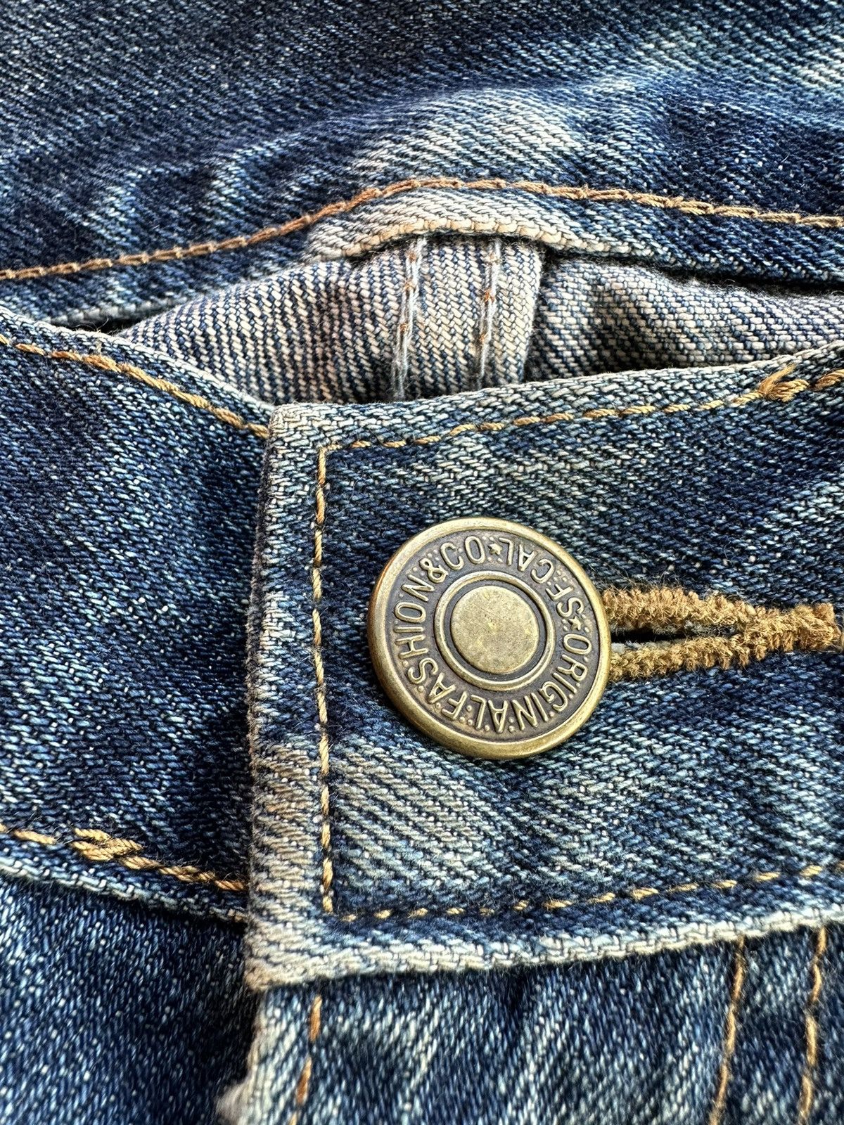 14th Addiction 🔥 Iconic Gipsy Bleach Washed Design Denim Size 32 D491 Size US 32 / EU 48 - 12 Thumbnail