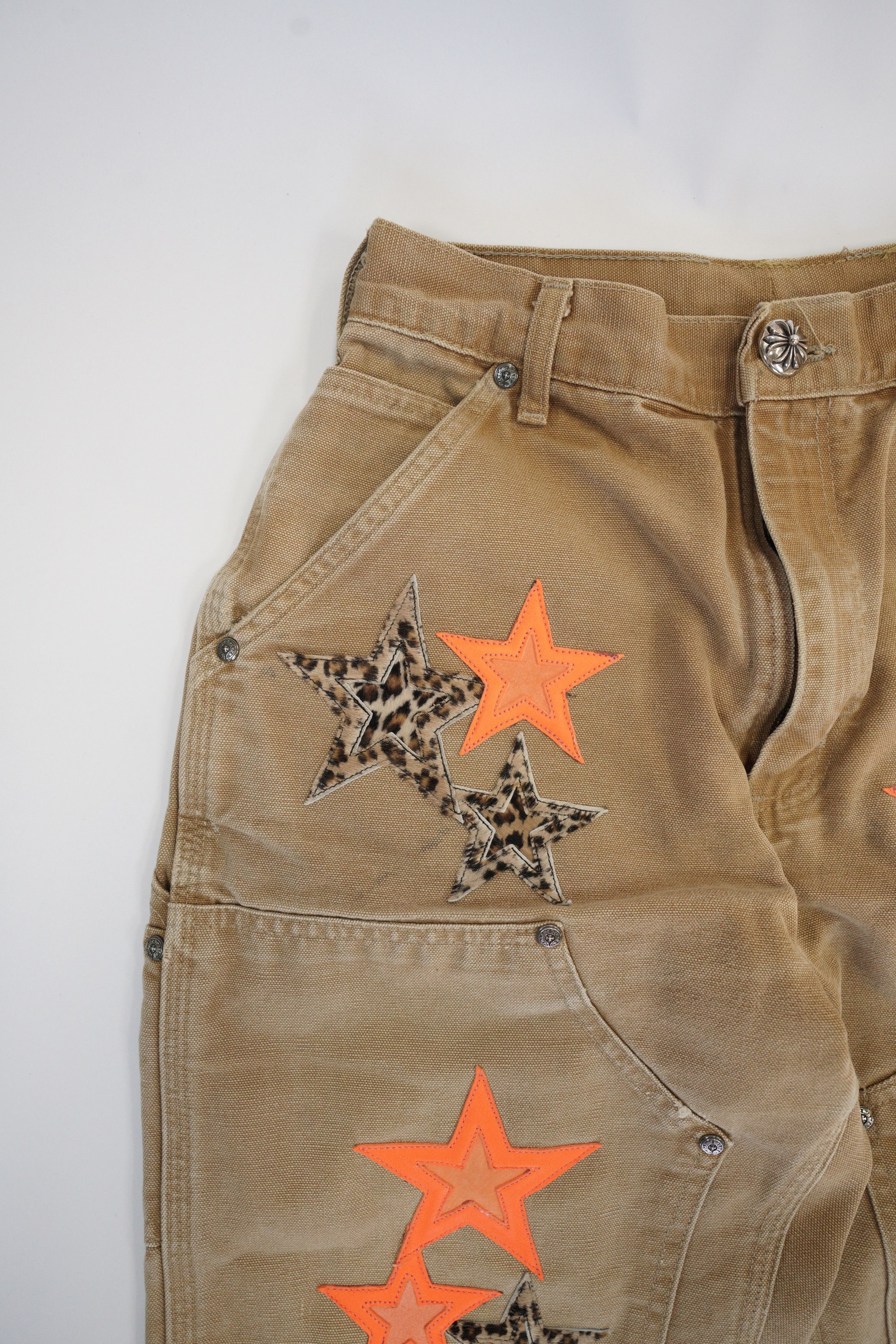 Chrome Hearts Chrome Hearts Las Vegas Orange Cheetah Star Carpenter Pants Size US 28 / EU 44 - 6 Thumbnail
