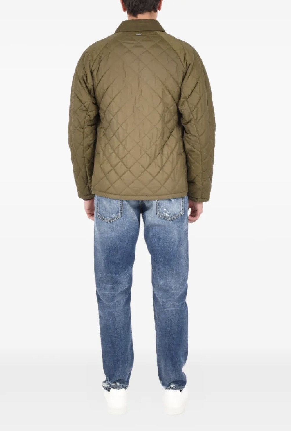 Herno Herno mens barn quilted jacket military green 48 NWT Size US M / EU 48-50 / 2 - 5 Thumbnail