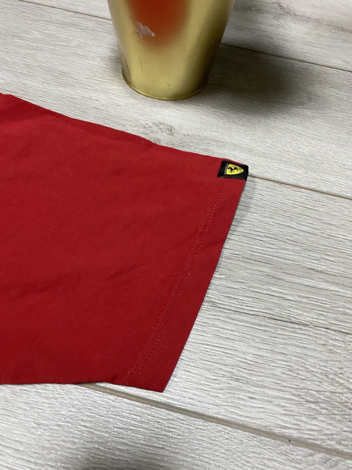 Ferrari Ferrari centr logo print vintage r-shirt Size US L / EU 52-54 / 3 - 6 Thumbnail