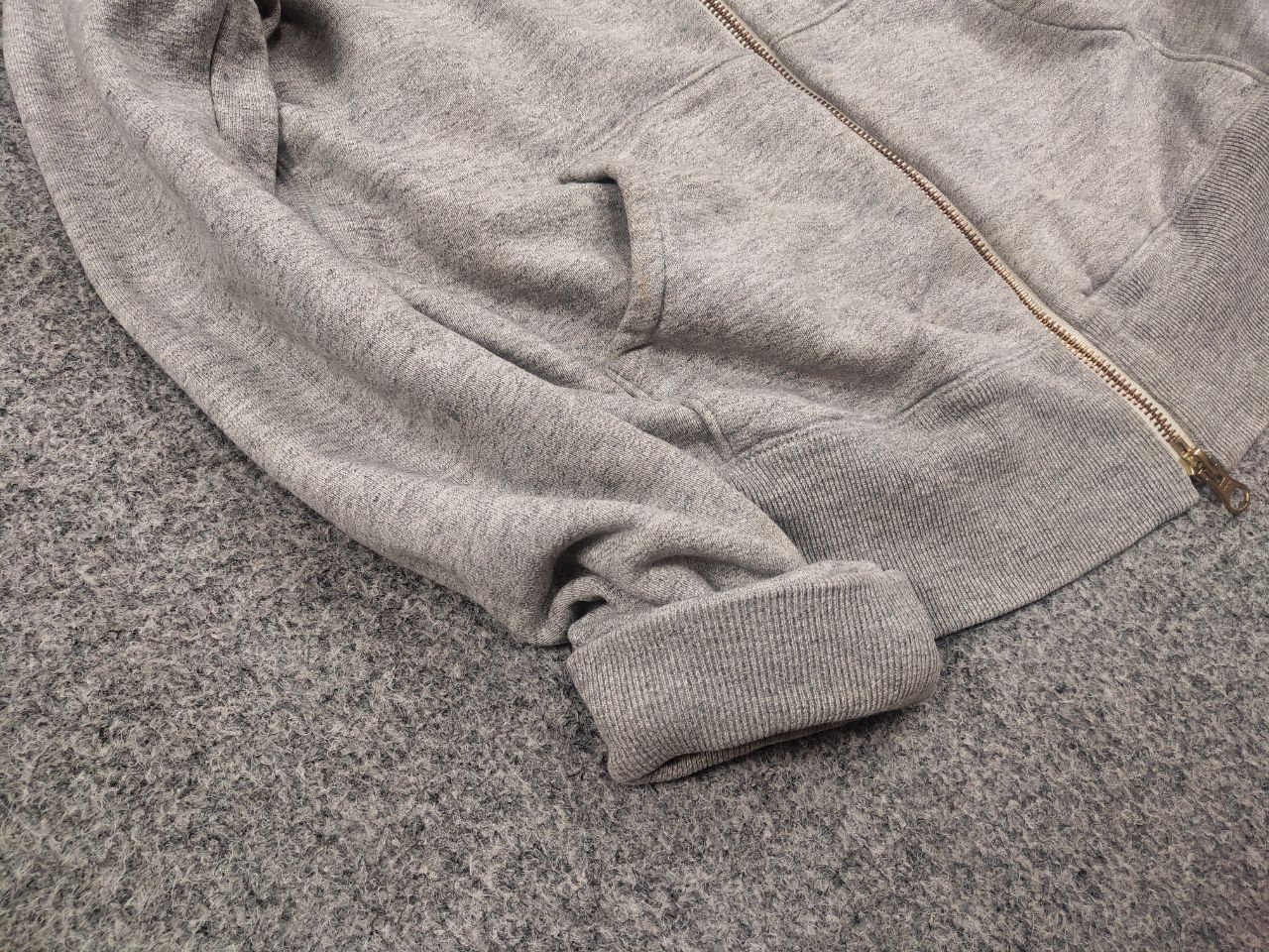 URBAN RESEARCH DOORS Urban Research Doors Vintage Japan Zip blank Gray Hoodie Size US S / EU 44-46 / 1 - 6 Thumbnail