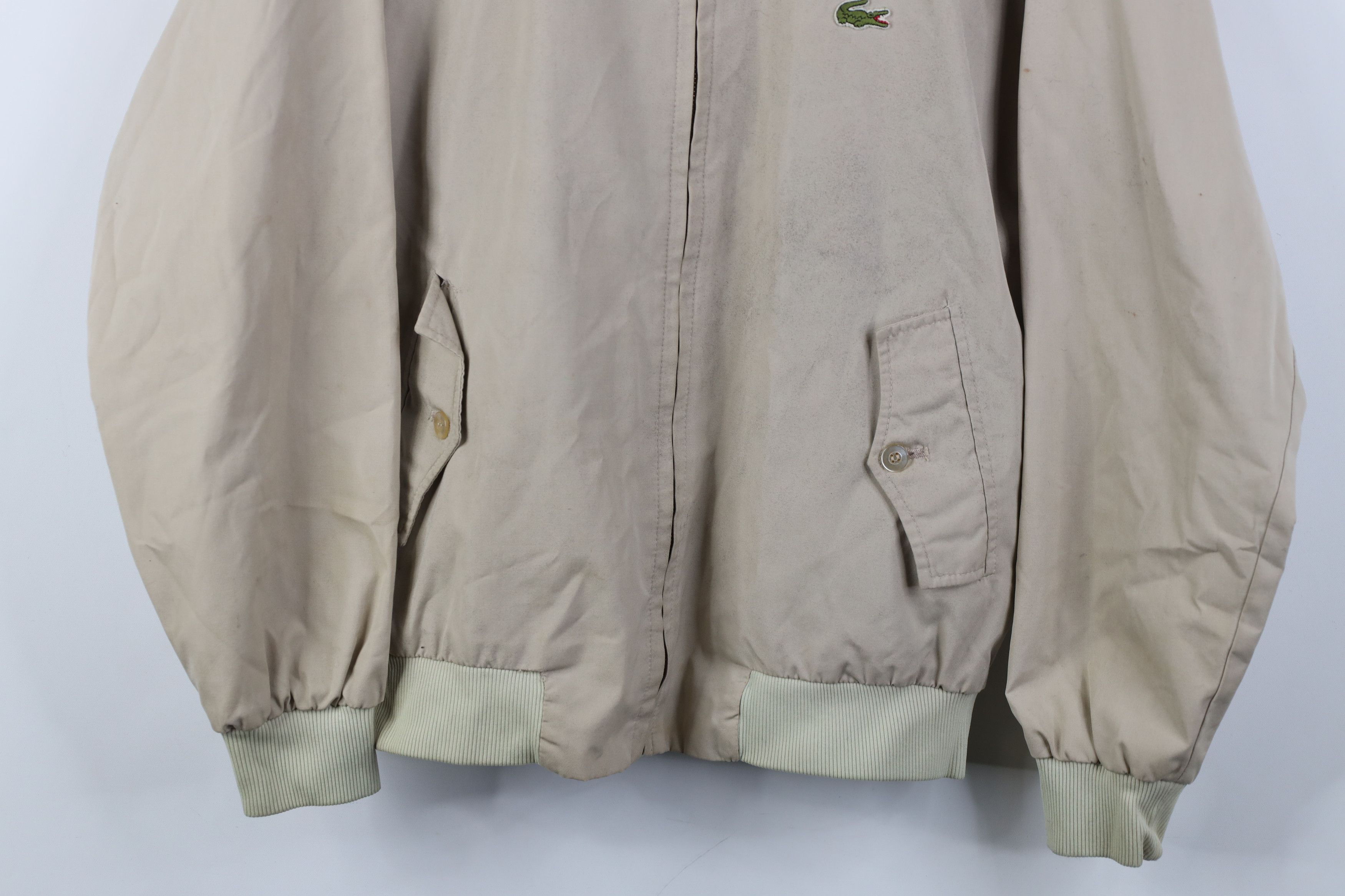 Lacoste Vintage 70s 80s Lacoste Lined Cafe Racer Bomber Jacket Size US M / EU 48-50 / 2 - 3 Thumbnail