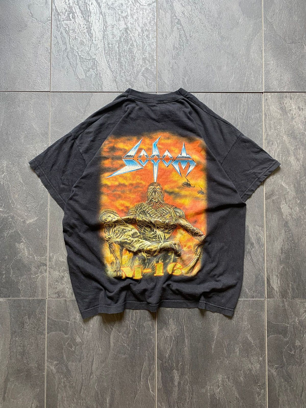 2001 Rare Sodom M-16 band tee