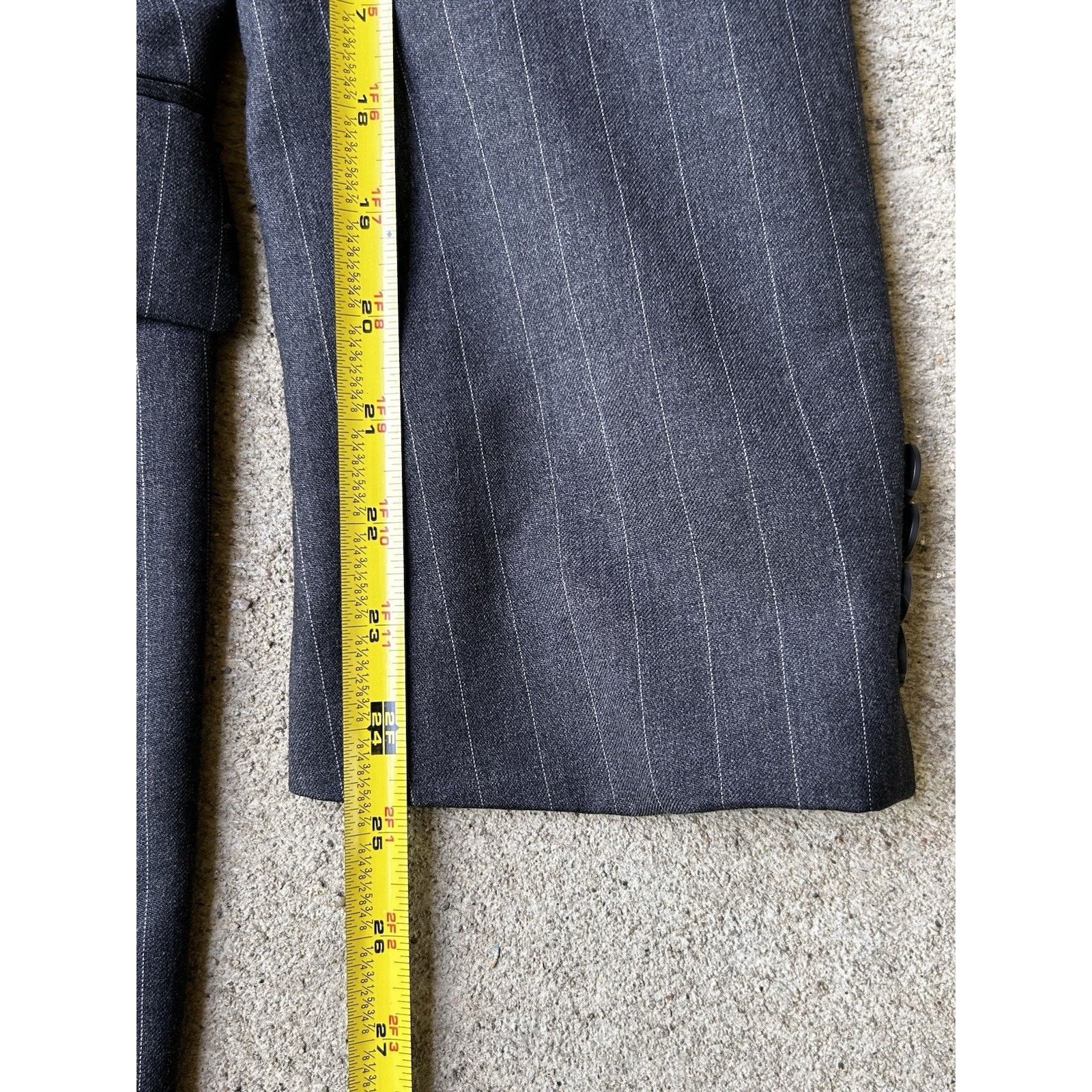 Lauren Ralph Lauren Lauren Ralph Lauren Wool Blazer Jacket Men Size 42L Gray VTG Size 42L - 4 Thumbnail