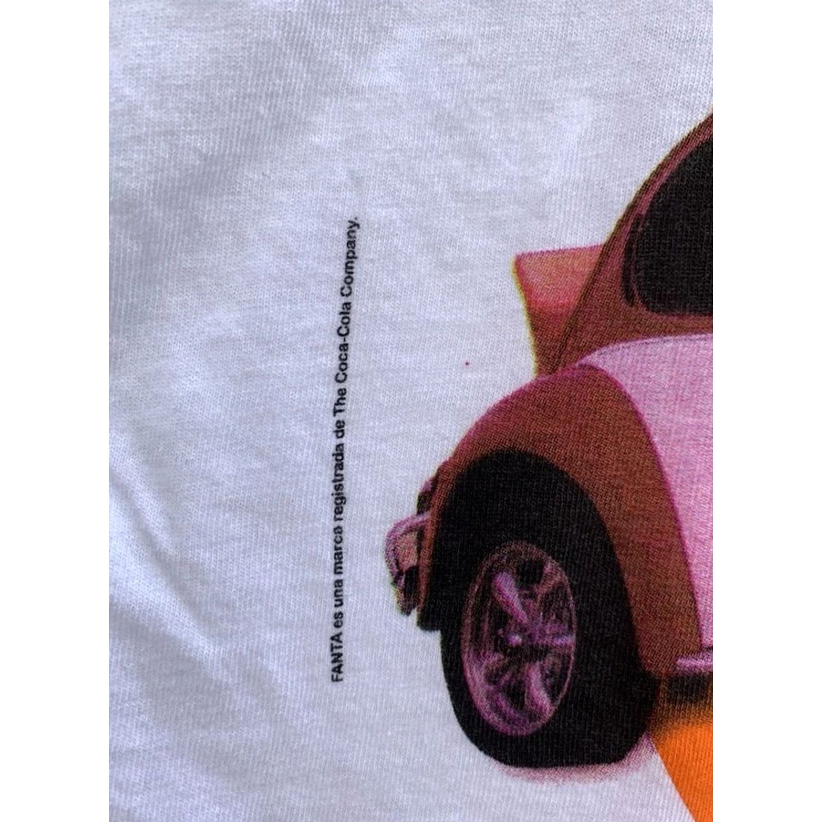 Vintage VINTAGE Fanta VW Beetle T-Shirt Medium White Screen Stars Mens Shirt M White Stars 90s Coca-Cola Promo Size US M / EU 48-50 / 2 - 2 Thumbnail