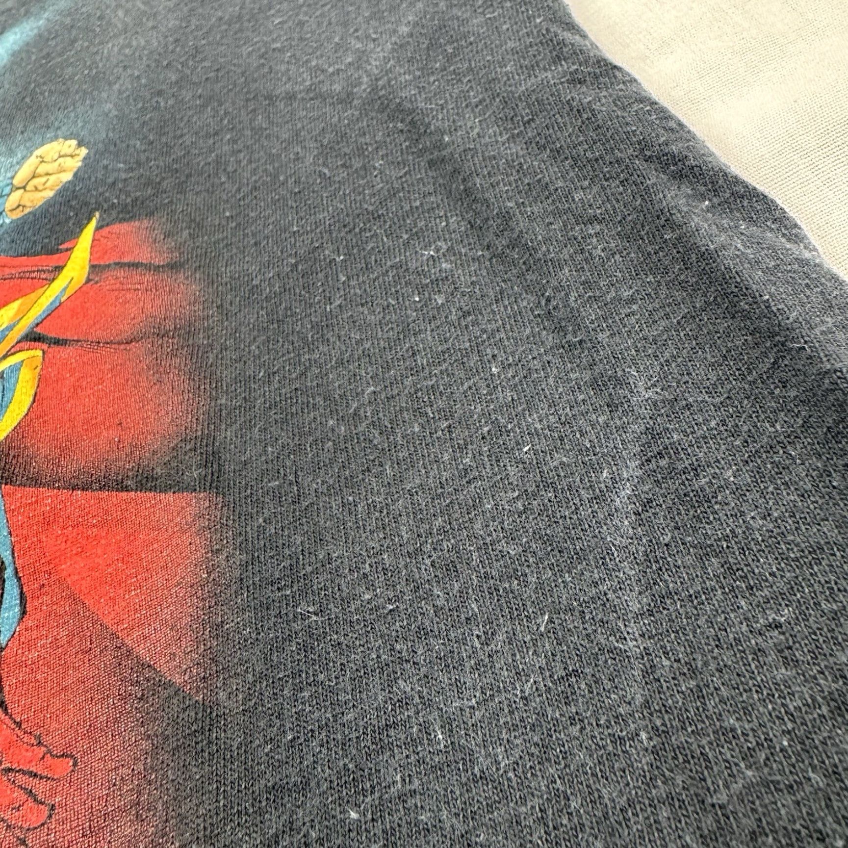 Vintage Y2K Justice League T Shirt Adult Large DC Comics Cartoon Graphic AOP 2009 Size US L / EU 52-54 / 3 - 6 Thumbnail