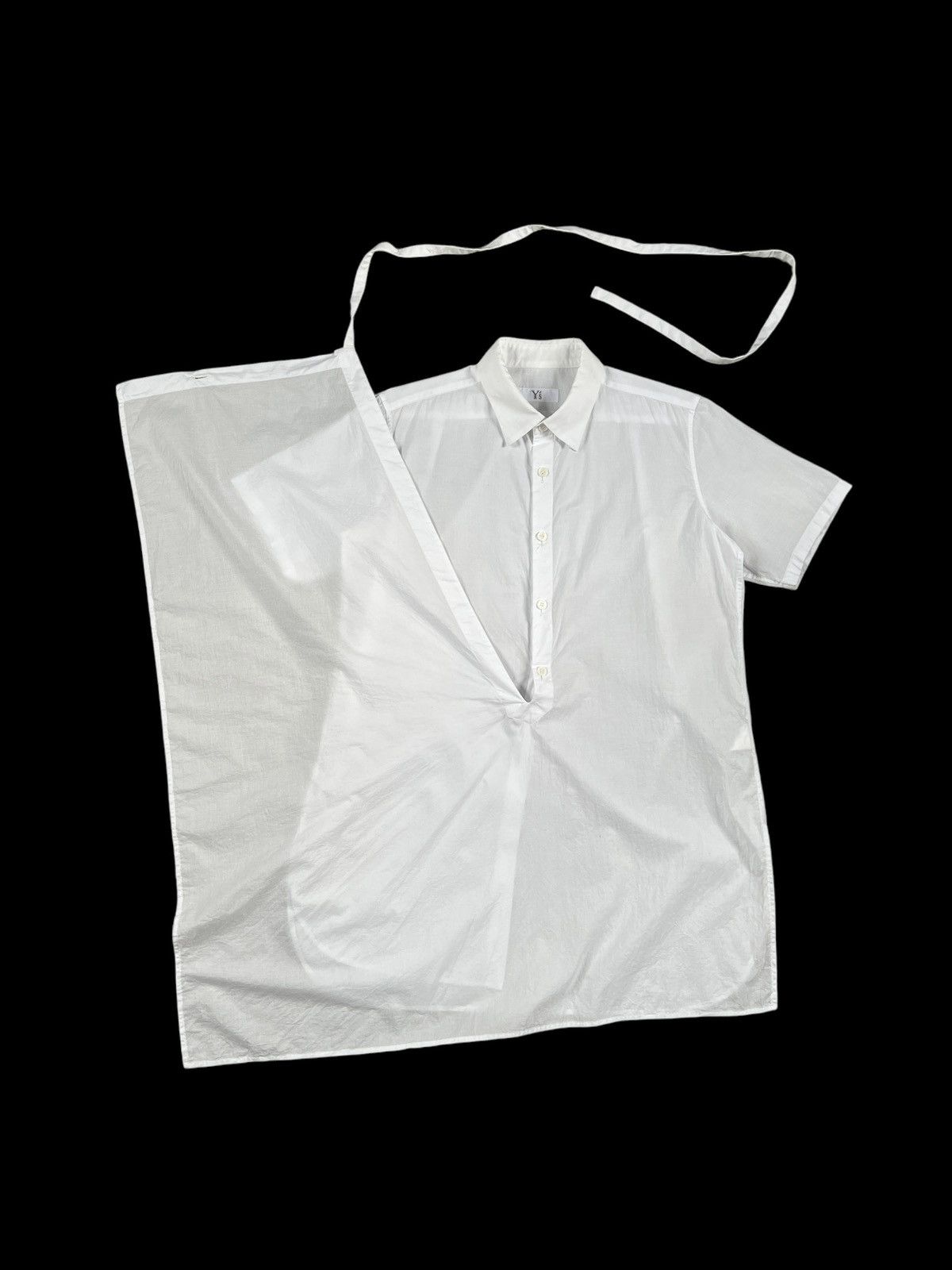 Yohji Yamamoto Archive 1990 Y’s Runaway Asymmetrical Button Shirt Size US M / EU 48-50 / 2 - 1 Thumbnail