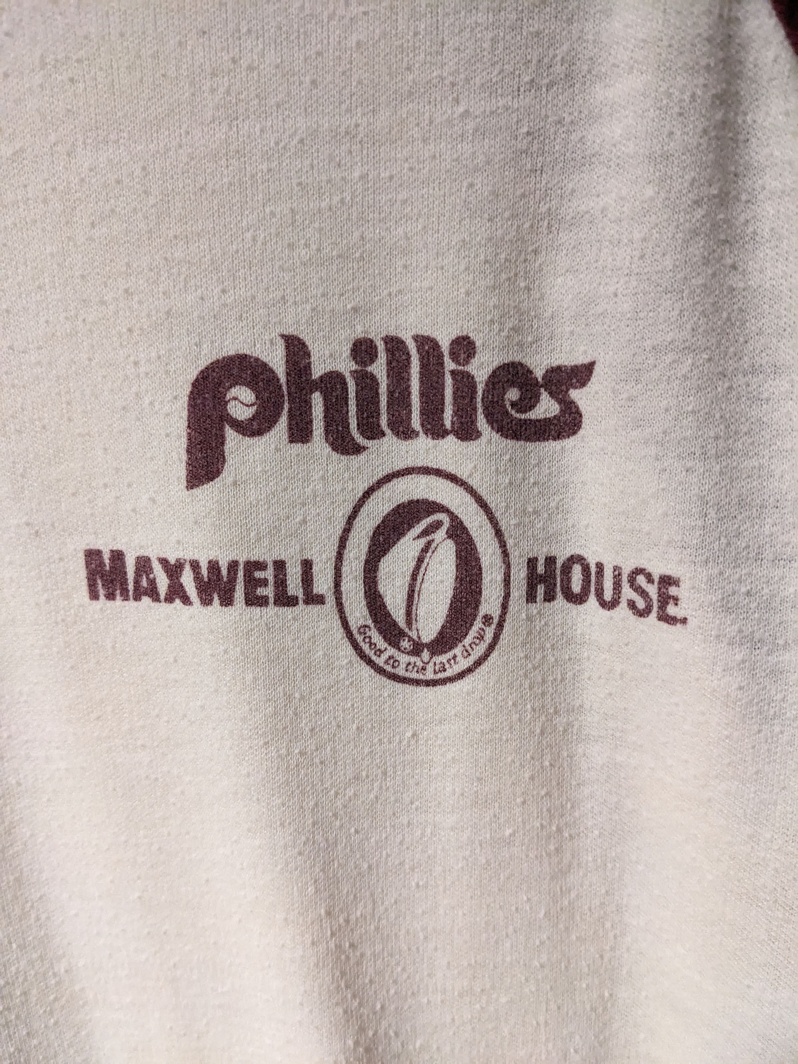 MLB × Vintage Vintage 80s Phillies Maxwell House Long-Sleeve T-Shirt Size US S / EU 44-46 / 1 - 2 Thumbnail