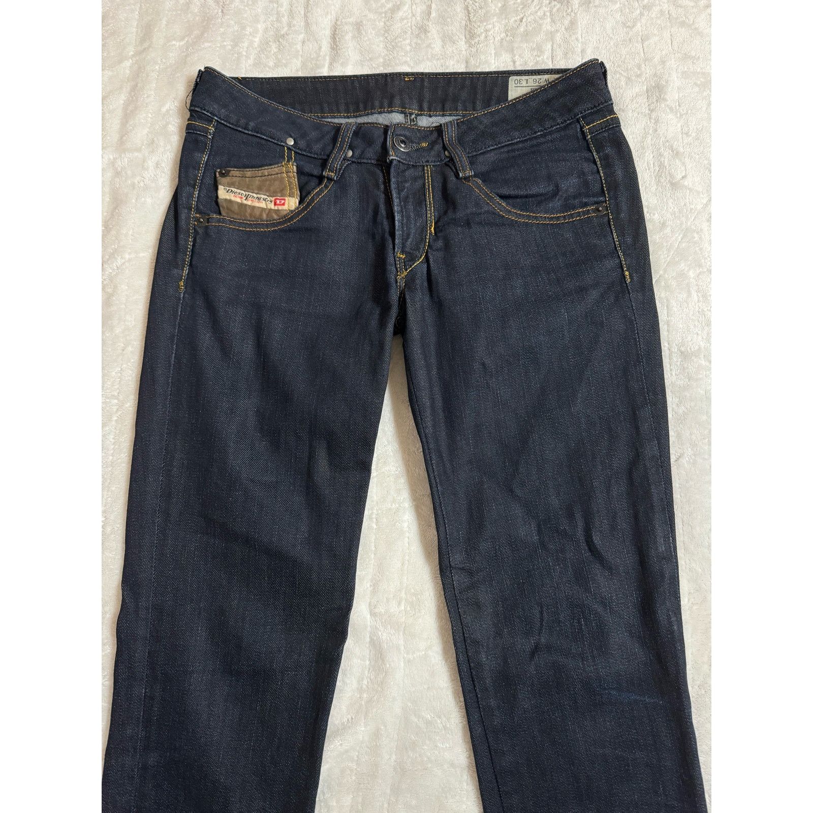 Diesel Diesel Industry Women's Dark Blue Jeans Clush Wash Sz 26x30 Size 26" / US 2 / IT 38 - 3 Thumbnail