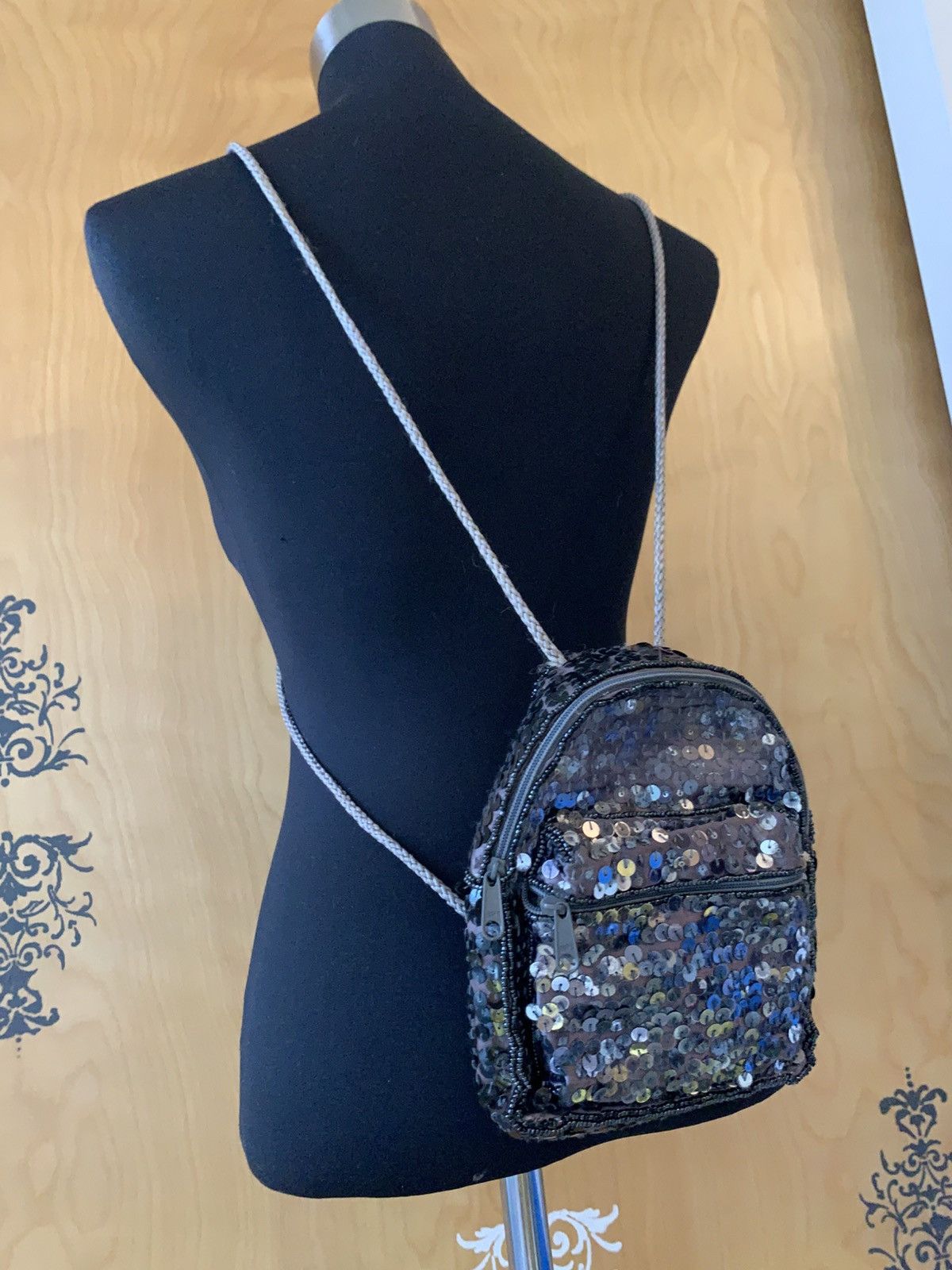 Vintage Vintage 90s Sequin Mini BackPack Size ONE SIZE - 14 Thumbnail