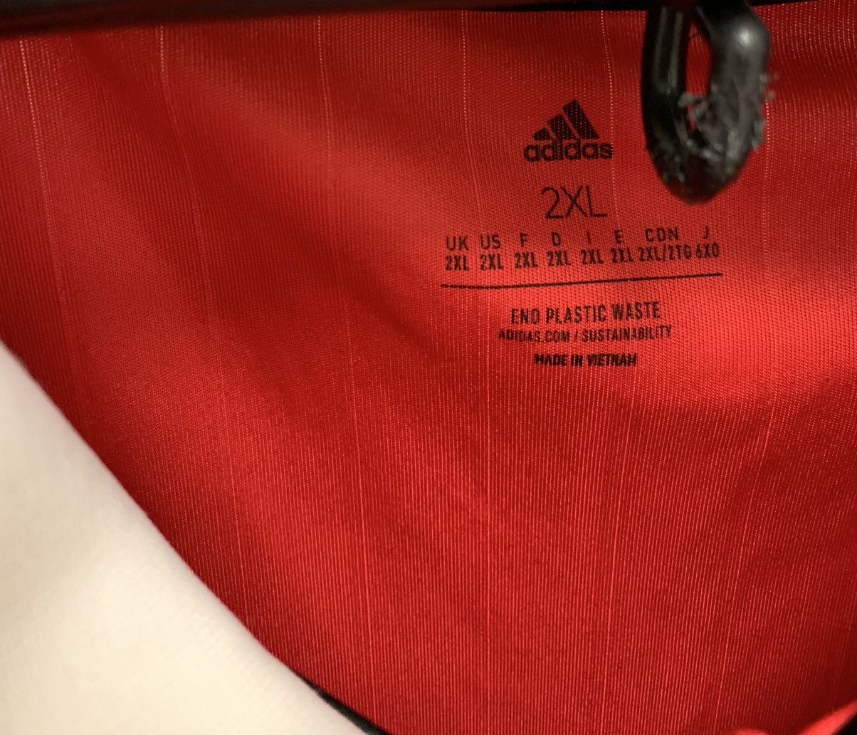 Adidas Manchester United adidas soccer jersey 2xl xxl teamviewer Size US XXL / EU 58 / 5 - 6 Thumbnail