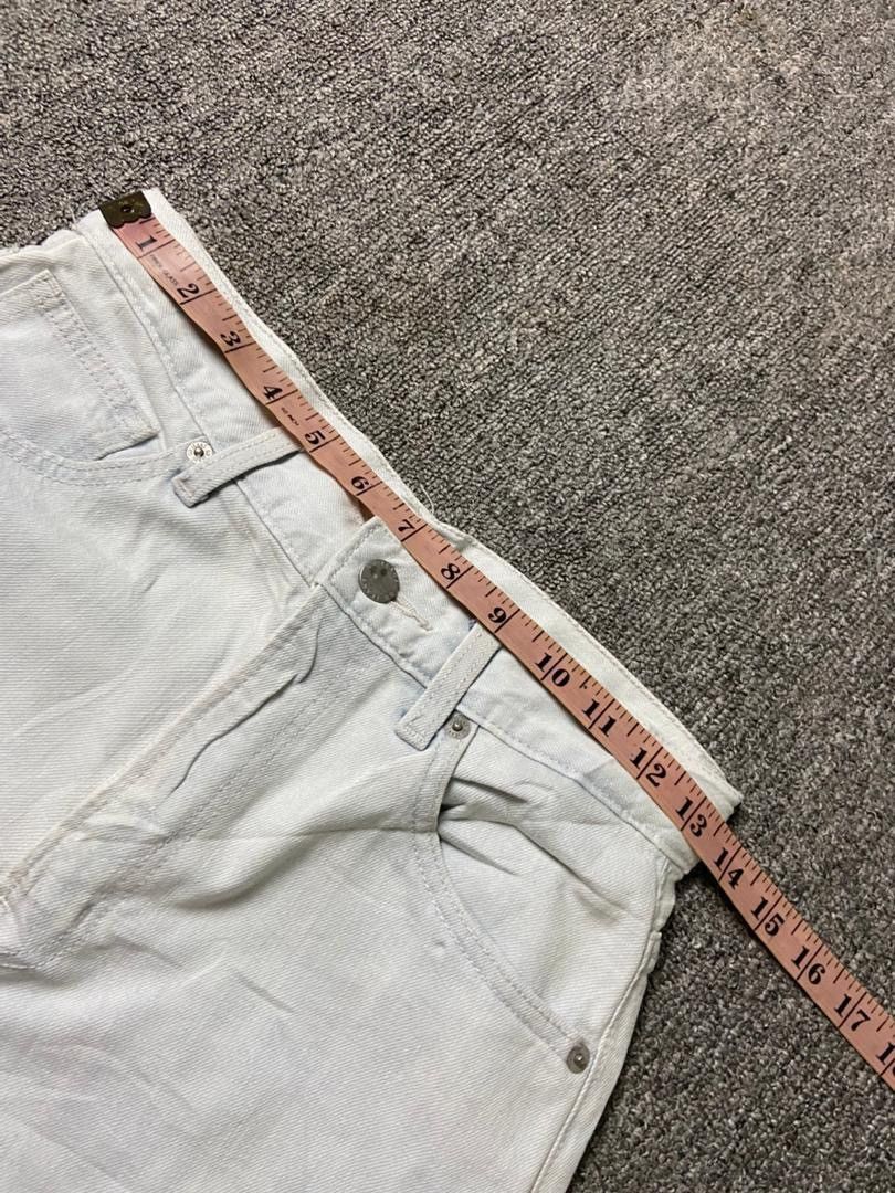 GU GU Brand Regular Fit Ripped Denim Jeans (184) Size US 27 - 6 Thumbnail